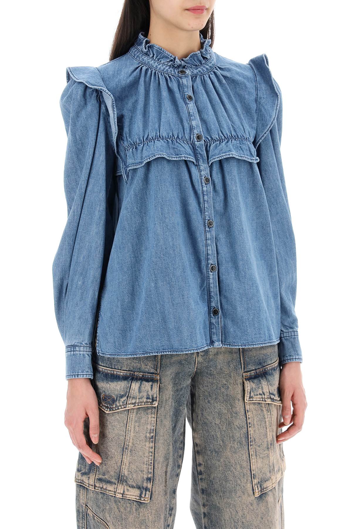 Isabel Marant Etoile Idety Denim Shirt image 1