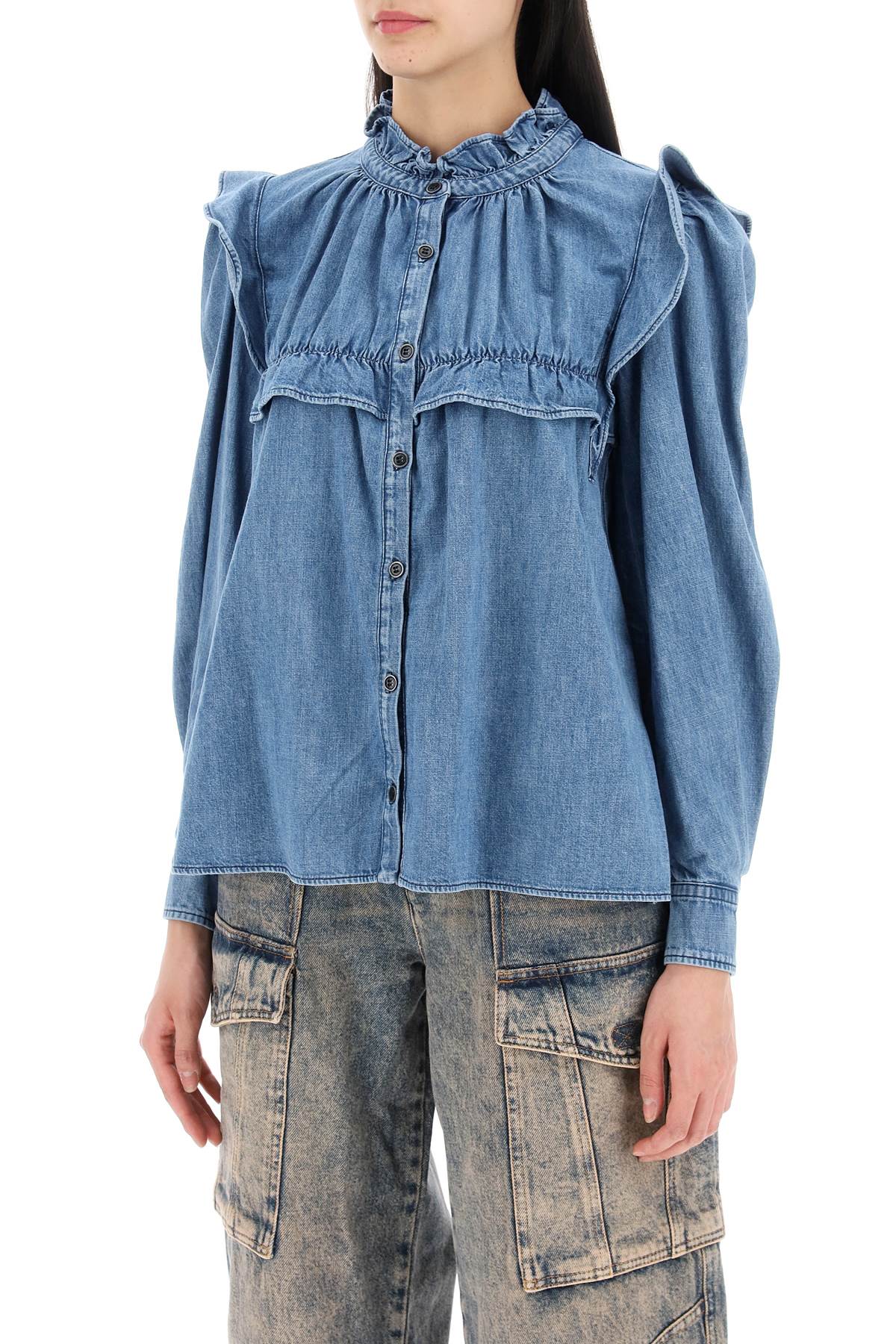 Isabel Marant Etoile Idety Denim Shirt image 3