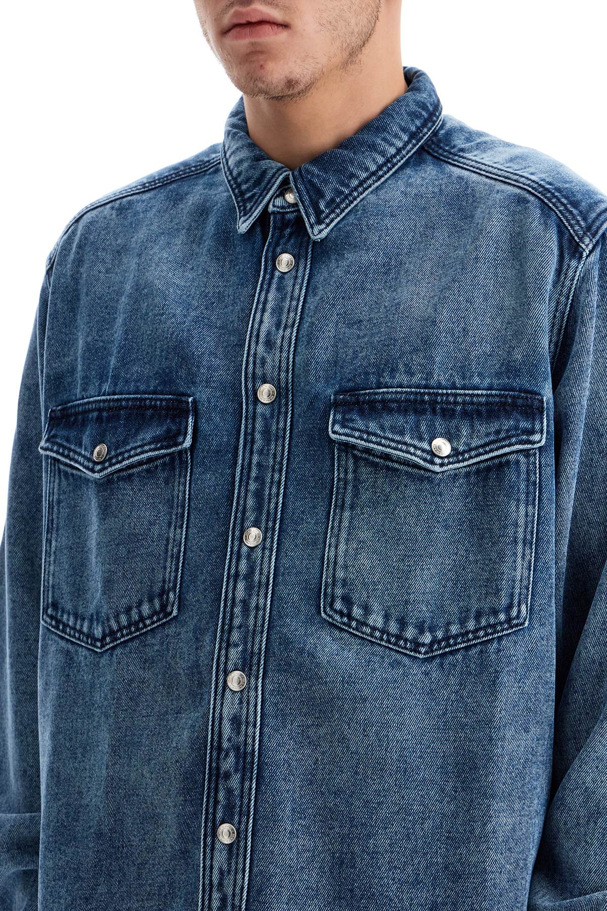 Marant tailly denim overshirt image 3