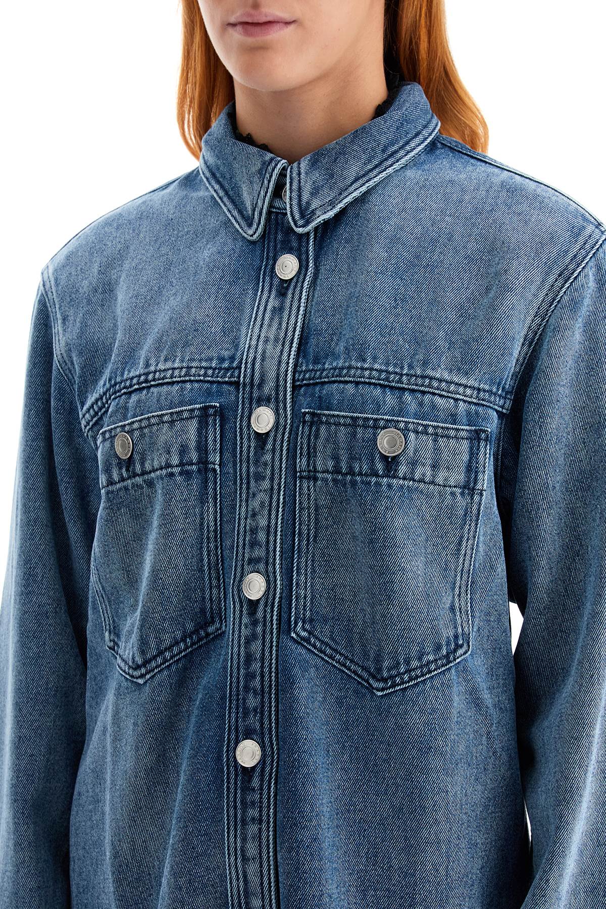 Isabel Marant denim talbot button-up image 3