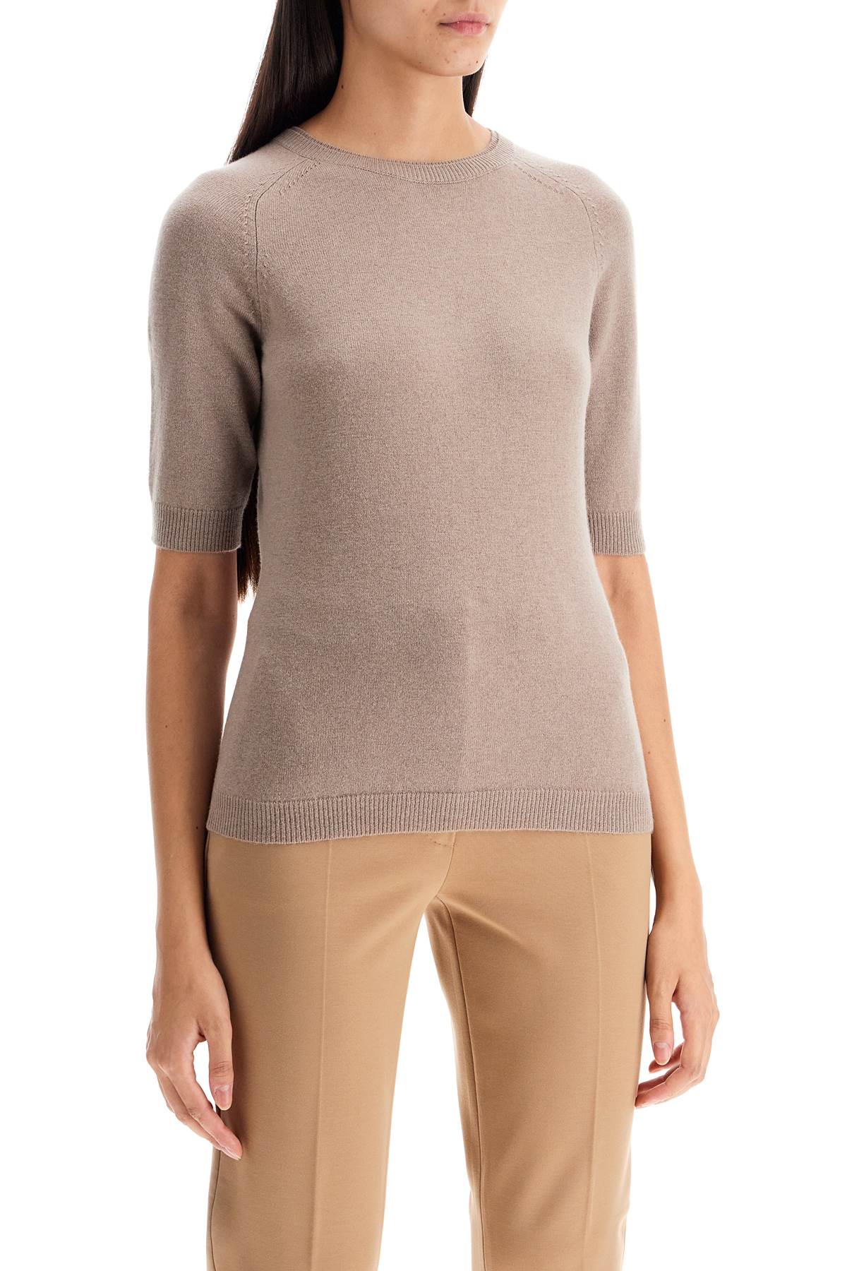 MAX MARA LEISURE 'wool and cashmere knit top 'c image 1