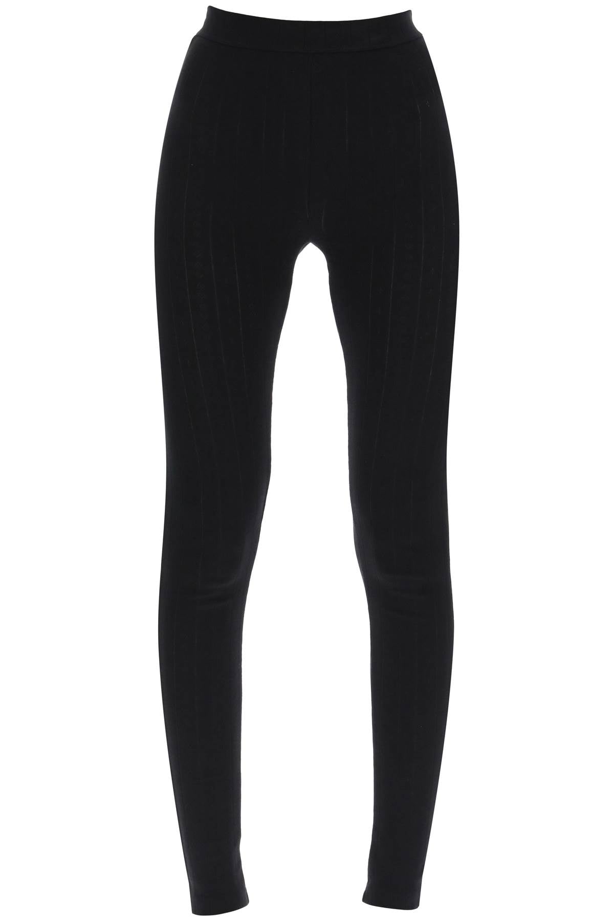 Skall Studio Edie Pointelle Knit High-Waisted Leggings image 0