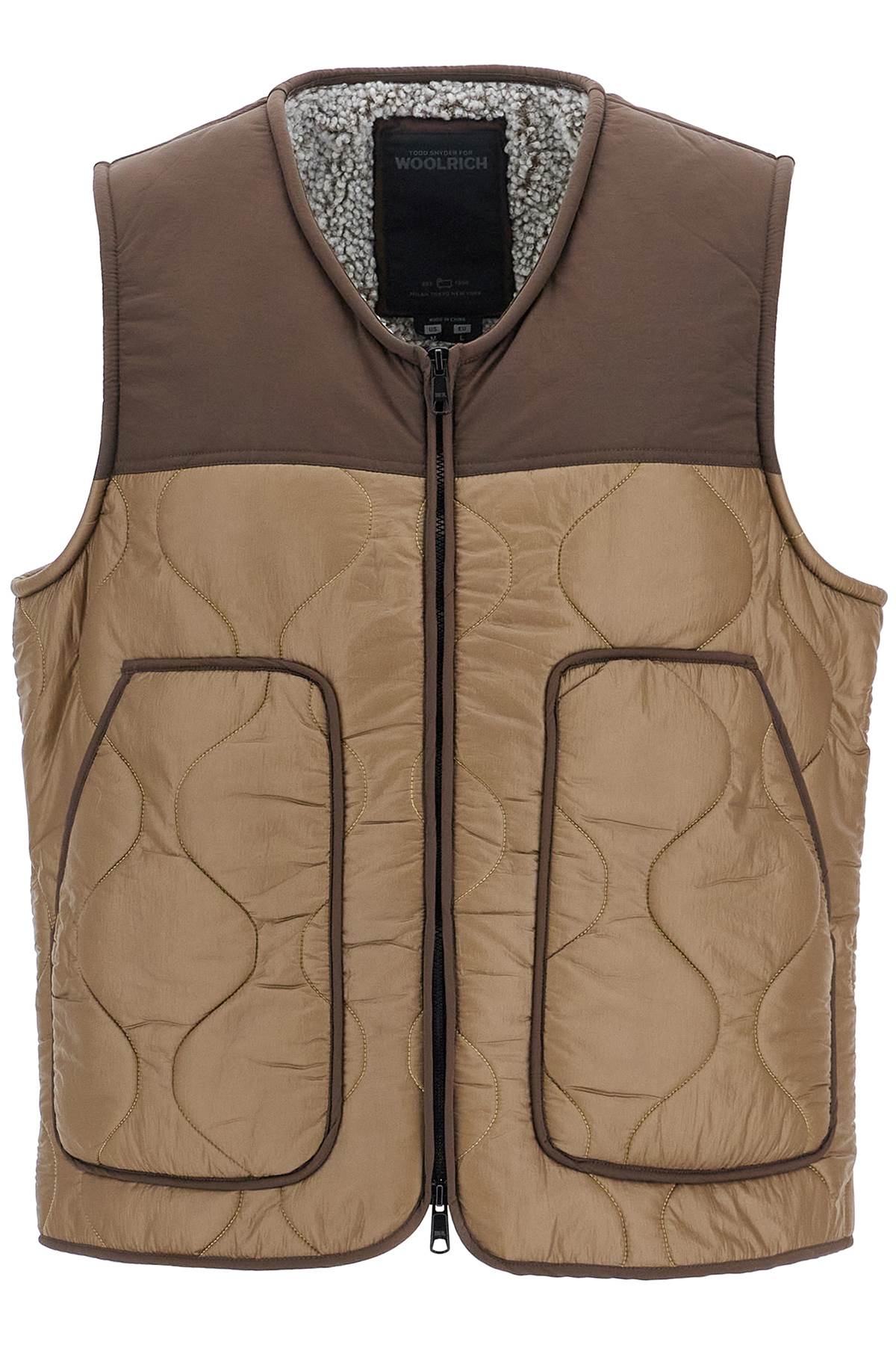 Woolrich sherpa-lined vest by todd snyder image 0