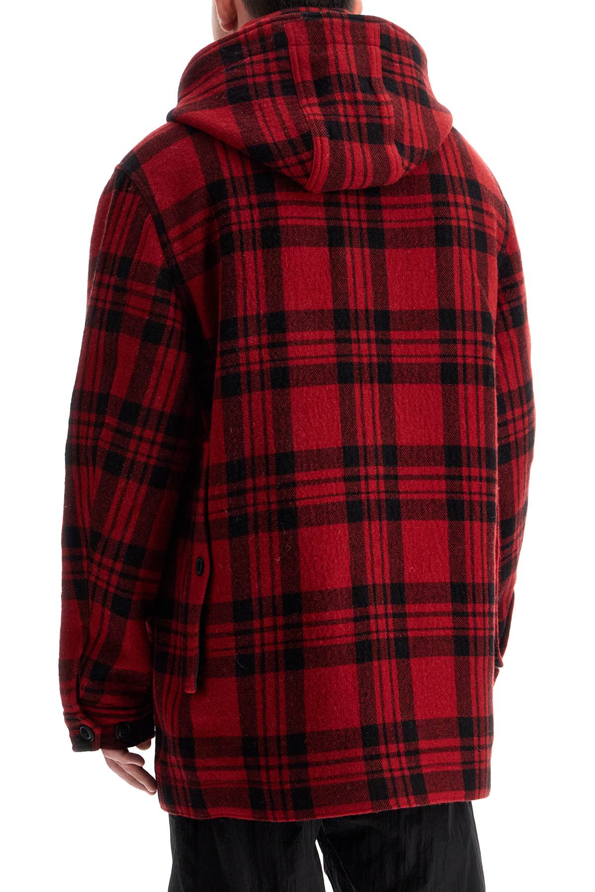 Woolrich plaid cruiser hooded jacket image 2