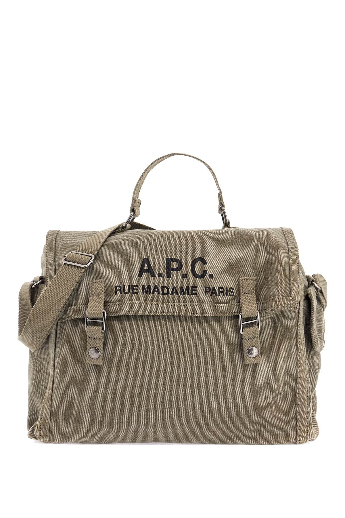 A.P.C. Recuperation Cotton Canvas Shoulder Bag image 0