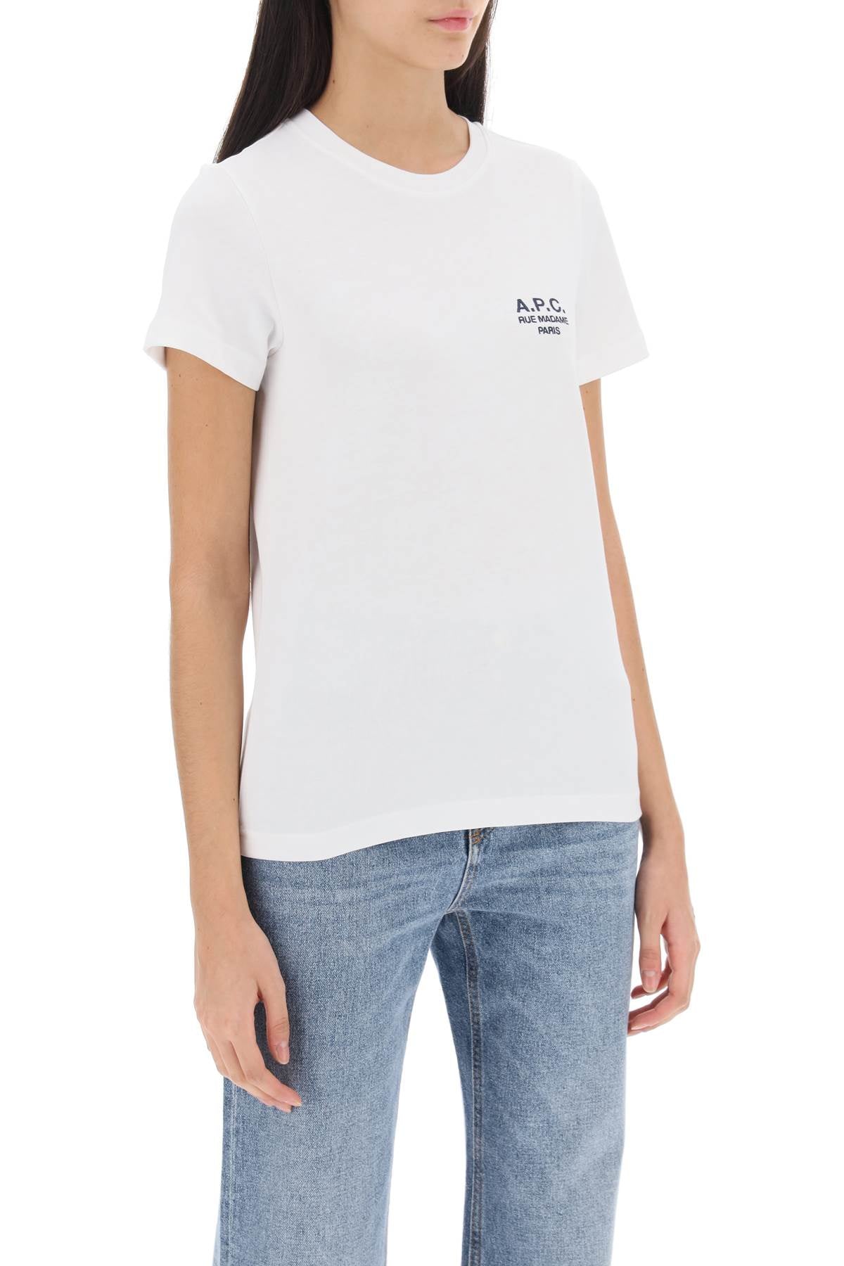 A.P.C. Denise T-Shirt with Logo Embroidery image 1