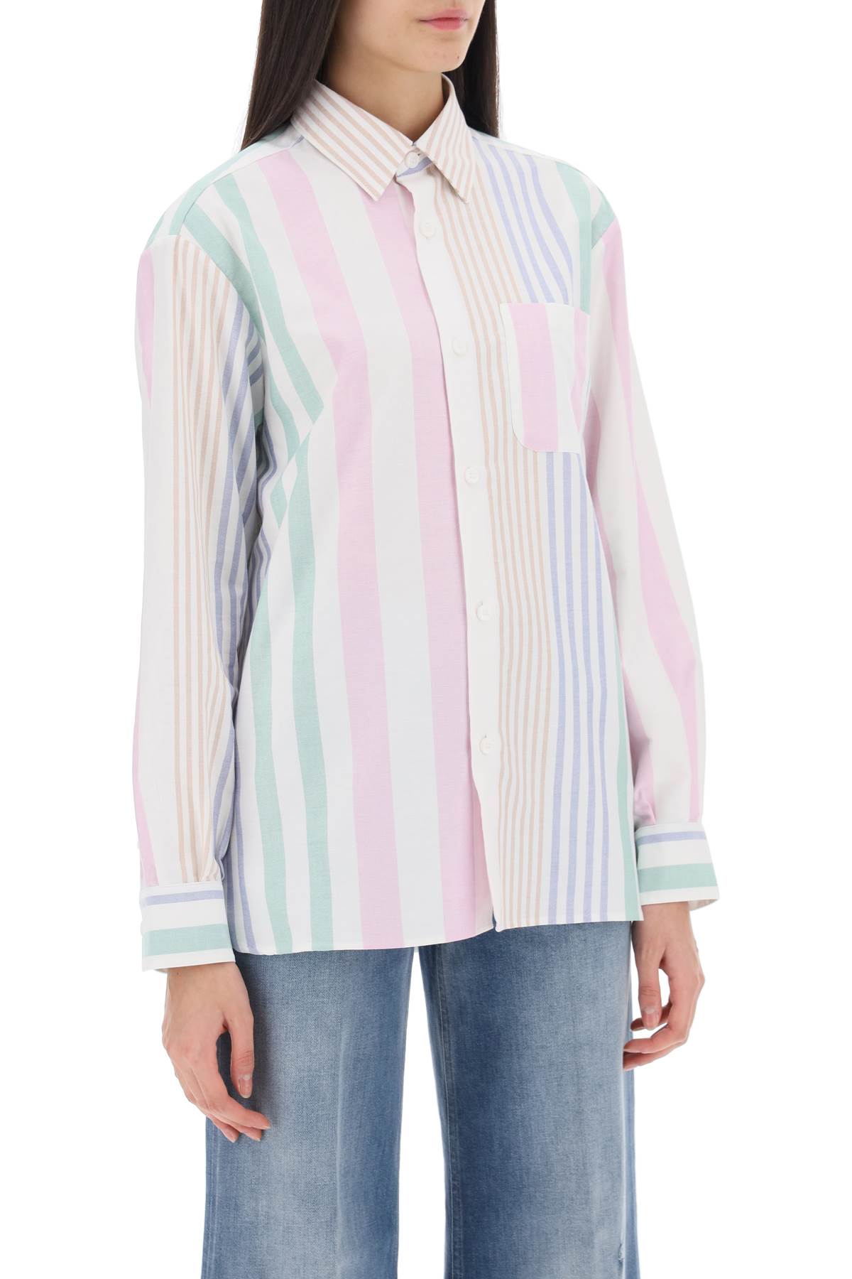 A.P.C. sela striped oxford shirt image 1