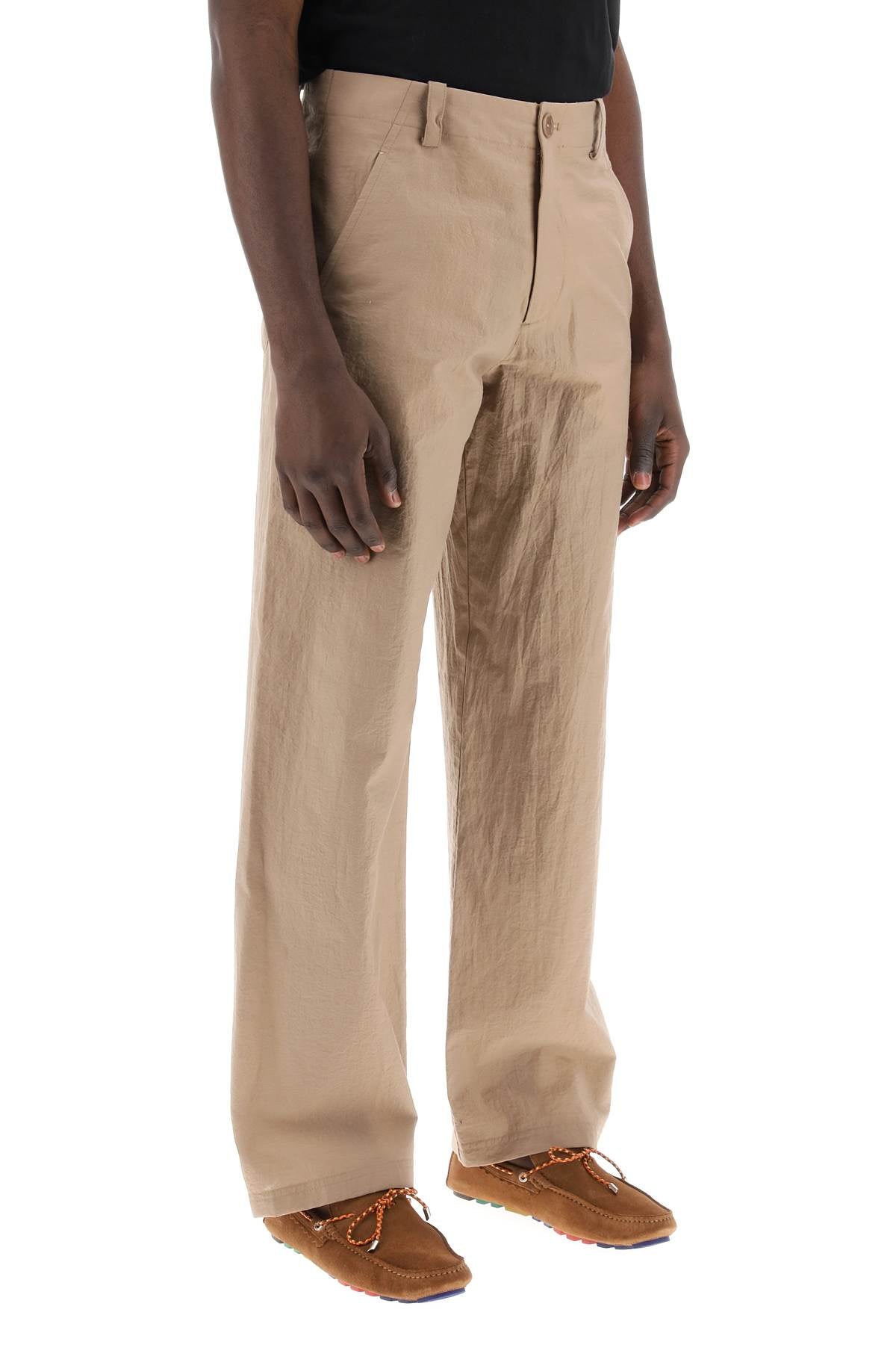 A.P.C. Mathurin Wide Leg Crepe Pants image 1