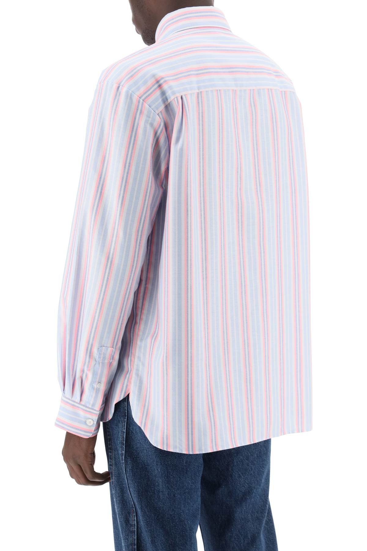 A.P.C. Mathias Striped Oxford Shirt image 2