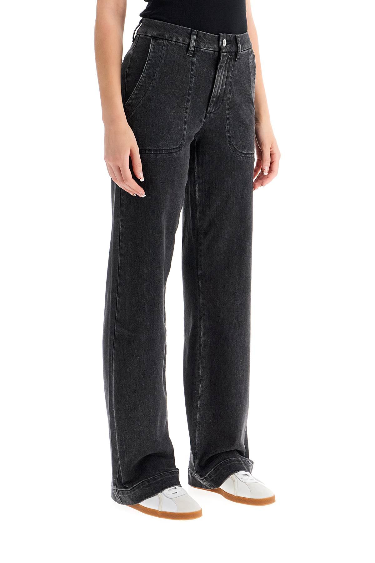 A.P.C. Straight Fit Seaside Denim Jeans - Black image 1