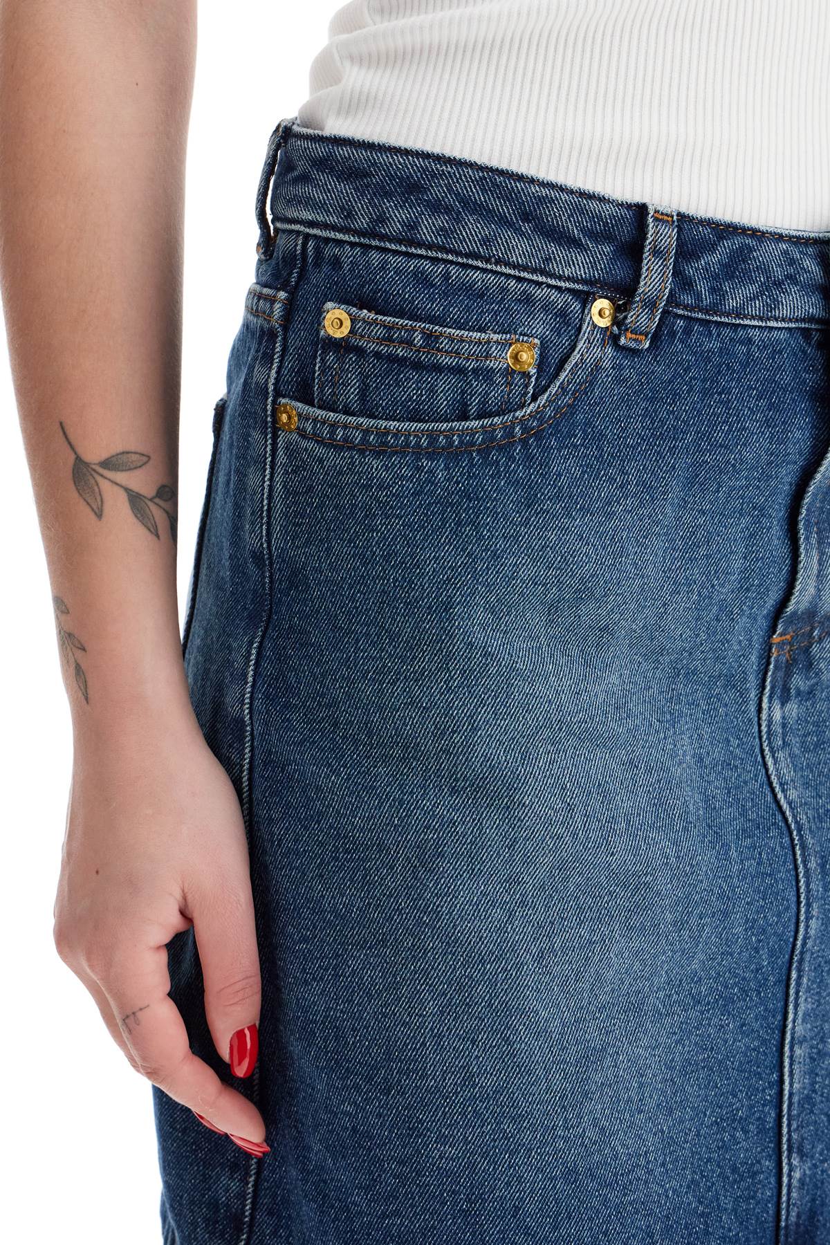 A.P.C. denim mini skirt image 3