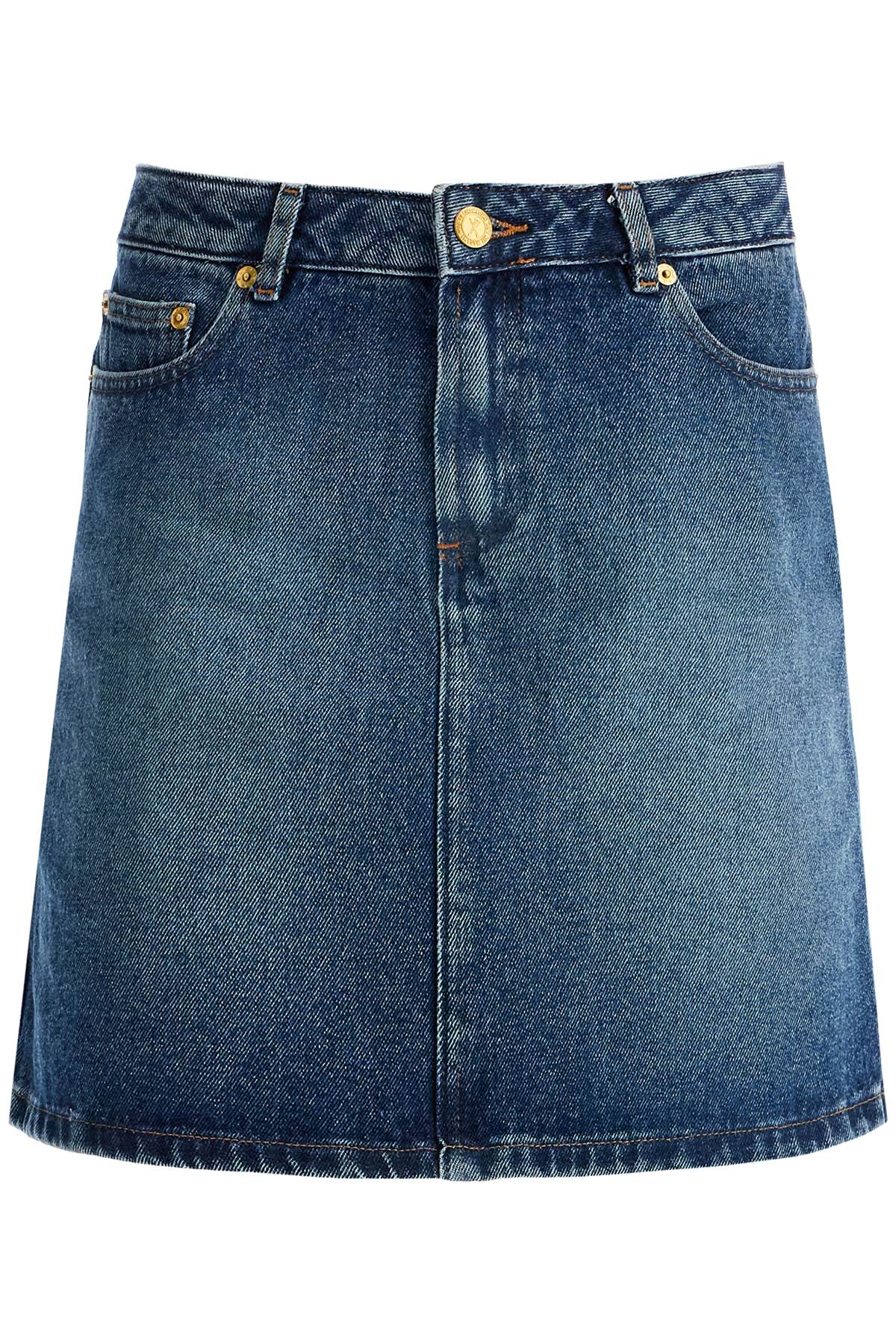 A.P.C. denim mini skirt image 0