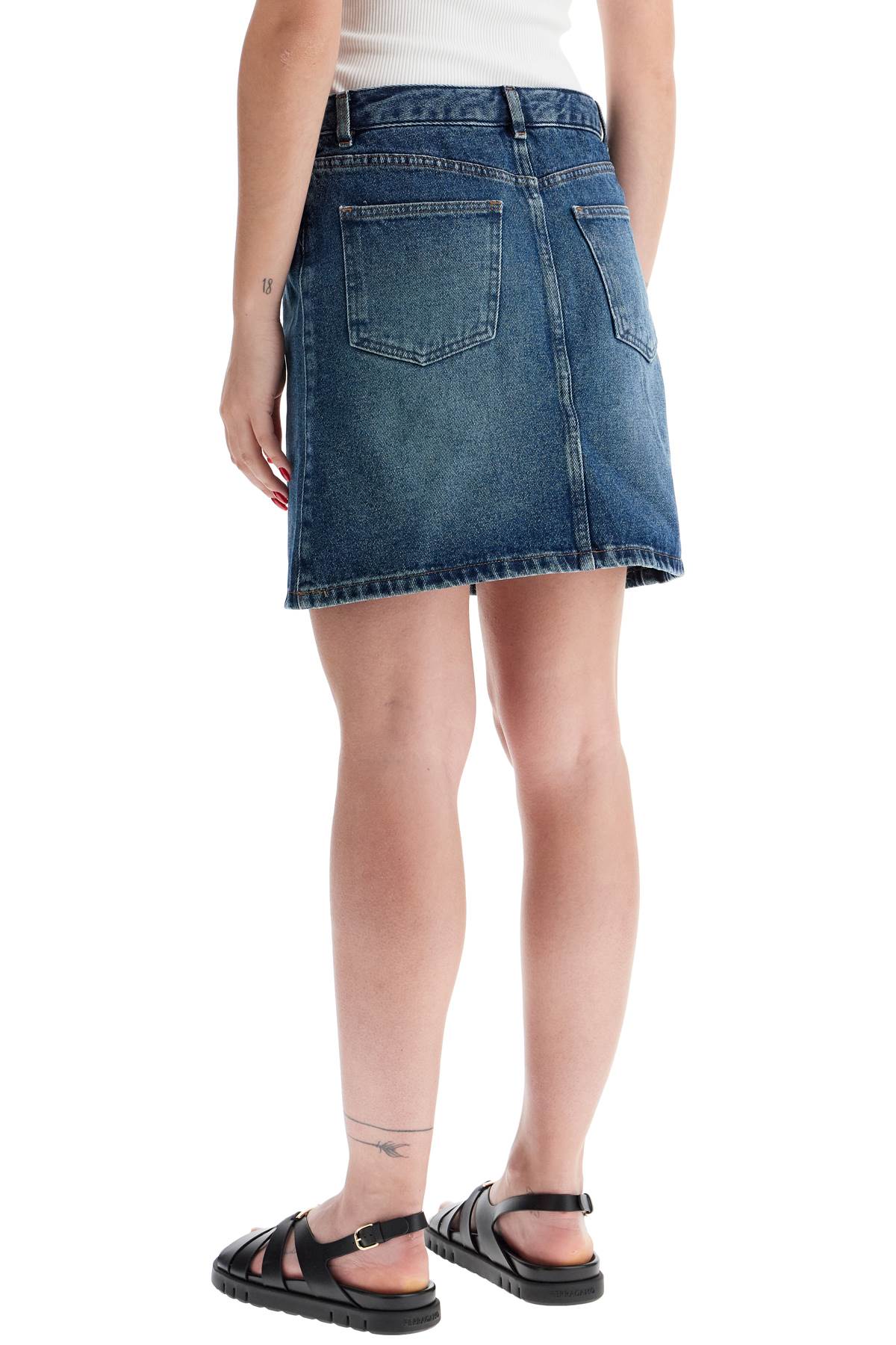 A.P.C. denim mini skirt image 2