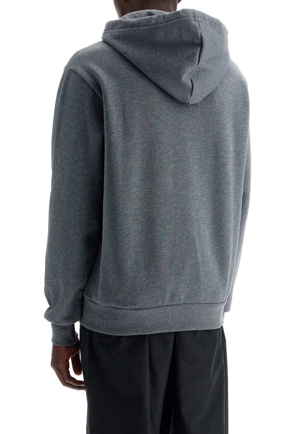 A.P.C. hooded sweatshirt with flocked image 2