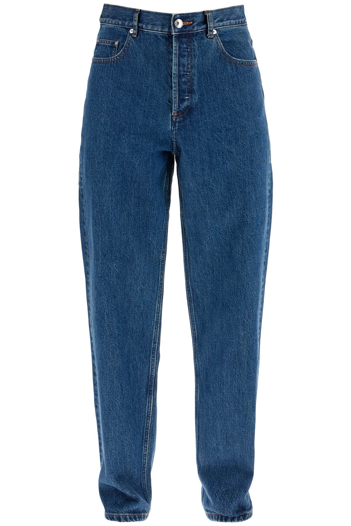 A.P.C. organic cotton indigo blue wide leg jeans image 0