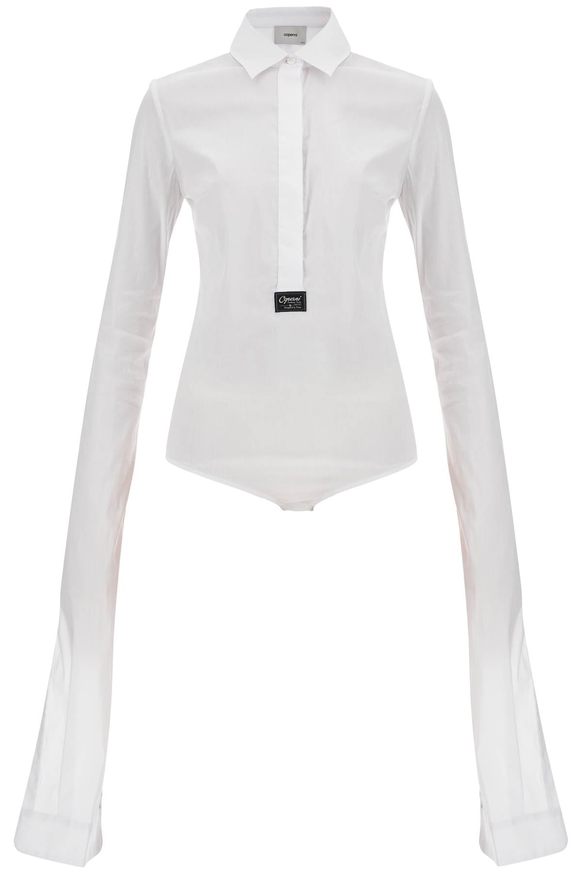 Coperni Long-Sleeved Poplin Bodysuit image 0