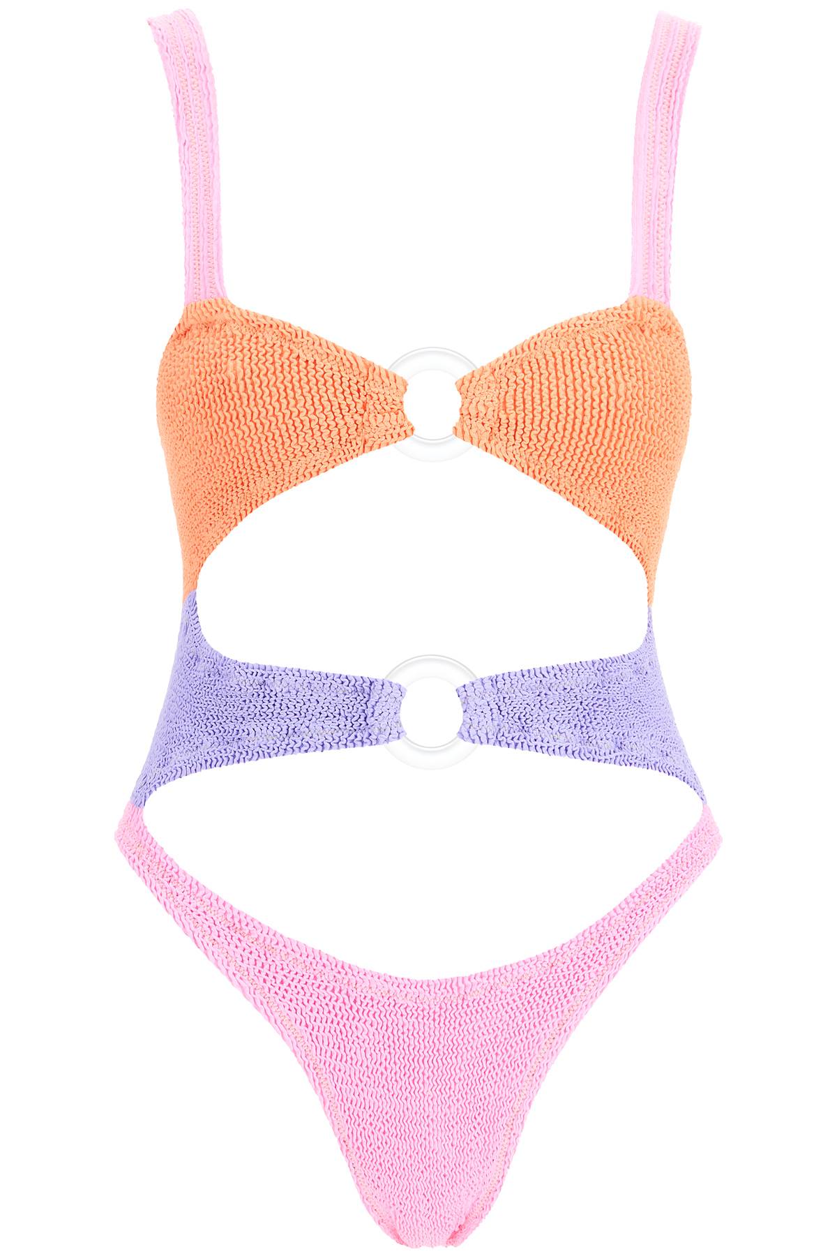 Reina Olga Color-Block Cutout One-Piece Swimsuit image 0