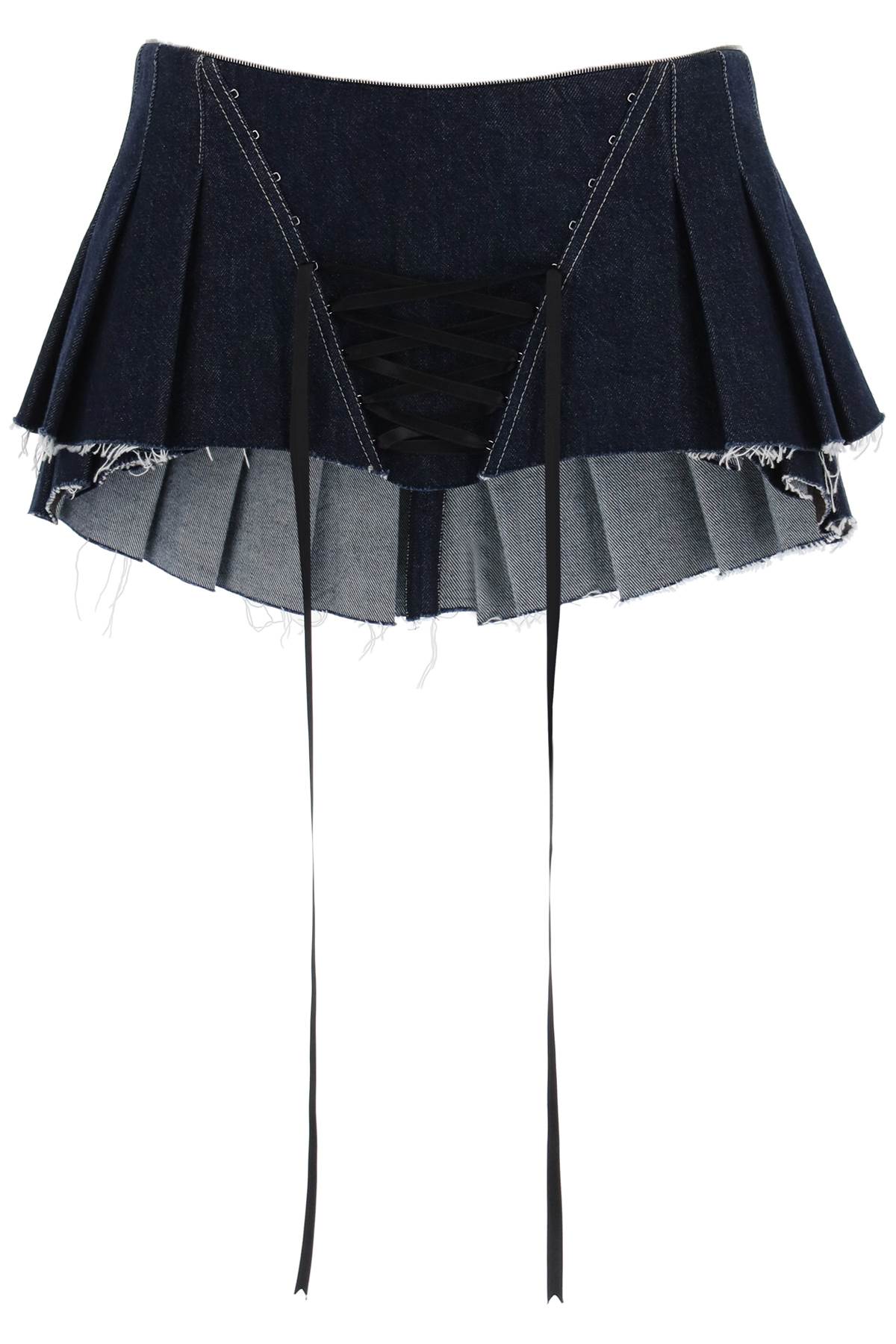 Dilara Findikoglu micro pleated skirt with corset image 0