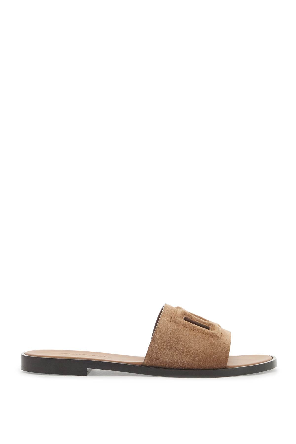 Dolce & Gabbana DG Logo Suede Slides image 0