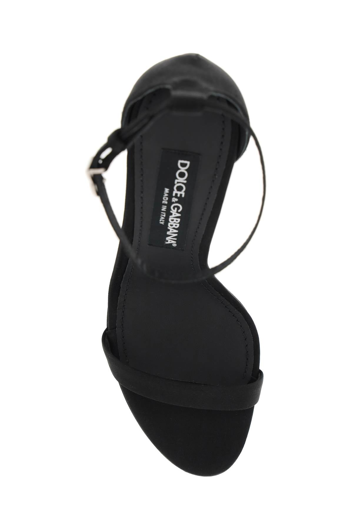 Dolce & Gabbana satin sandals for elegant image 1