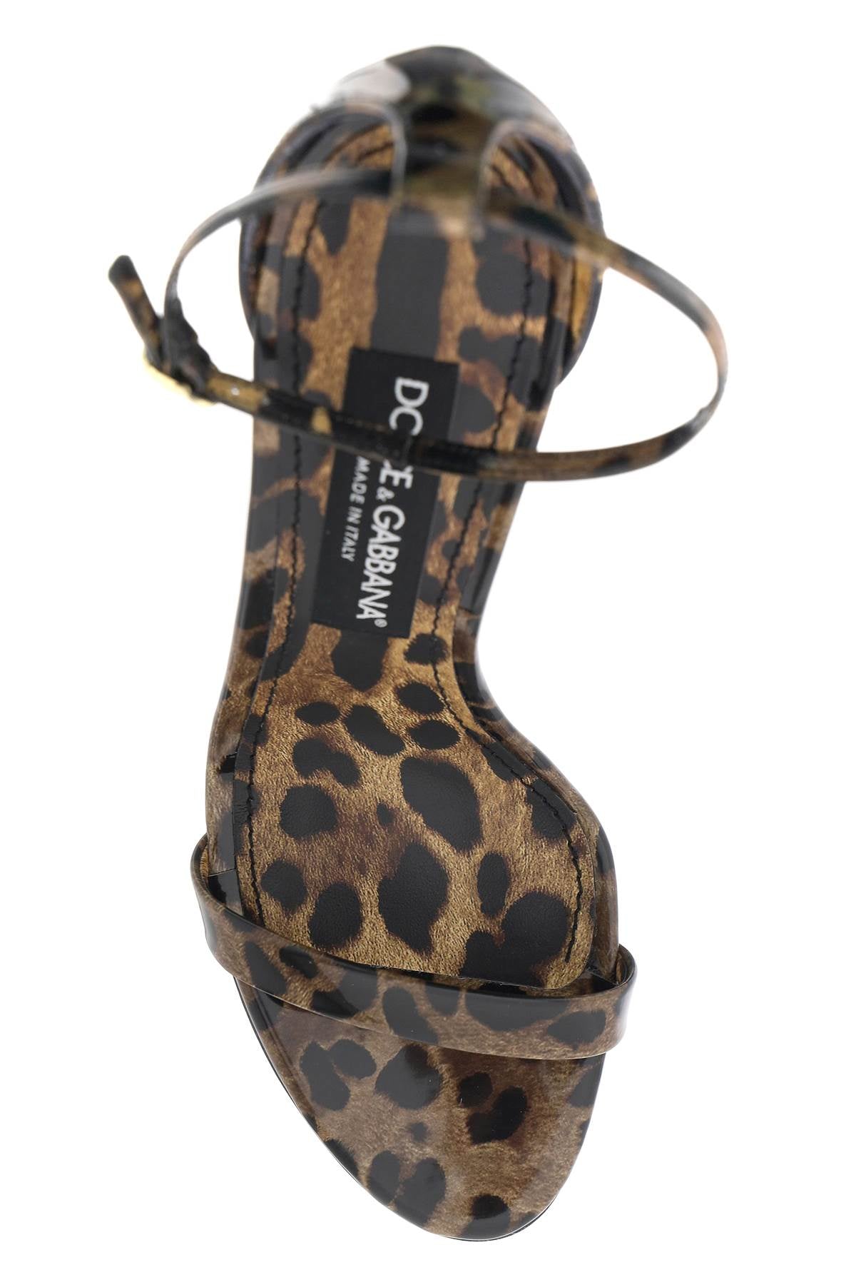 Dolce & Gabbana Leopard Print Leather Sandals image 1