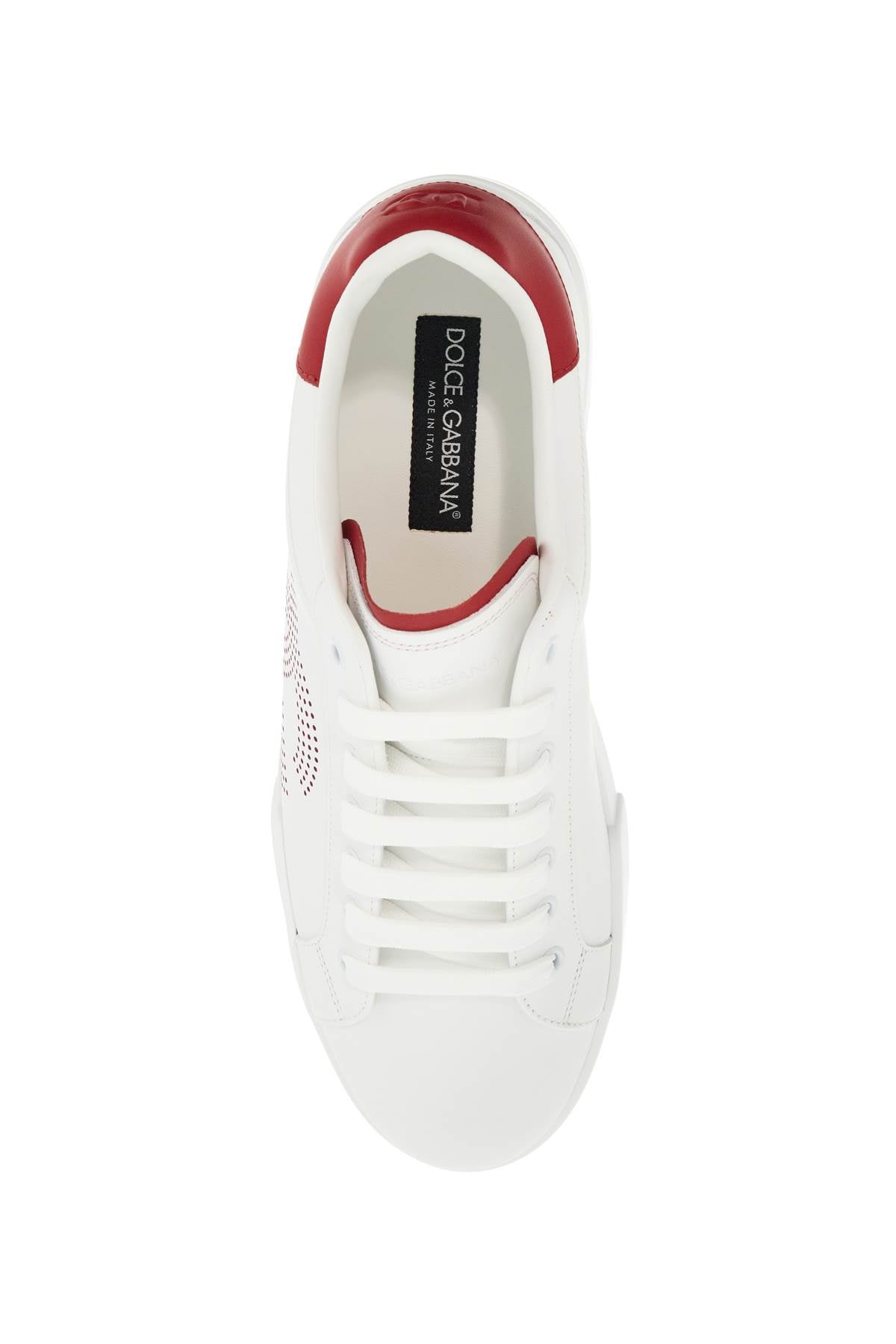 Dolce & Gabbana Perforated Logo Portofino Sneakers image 1