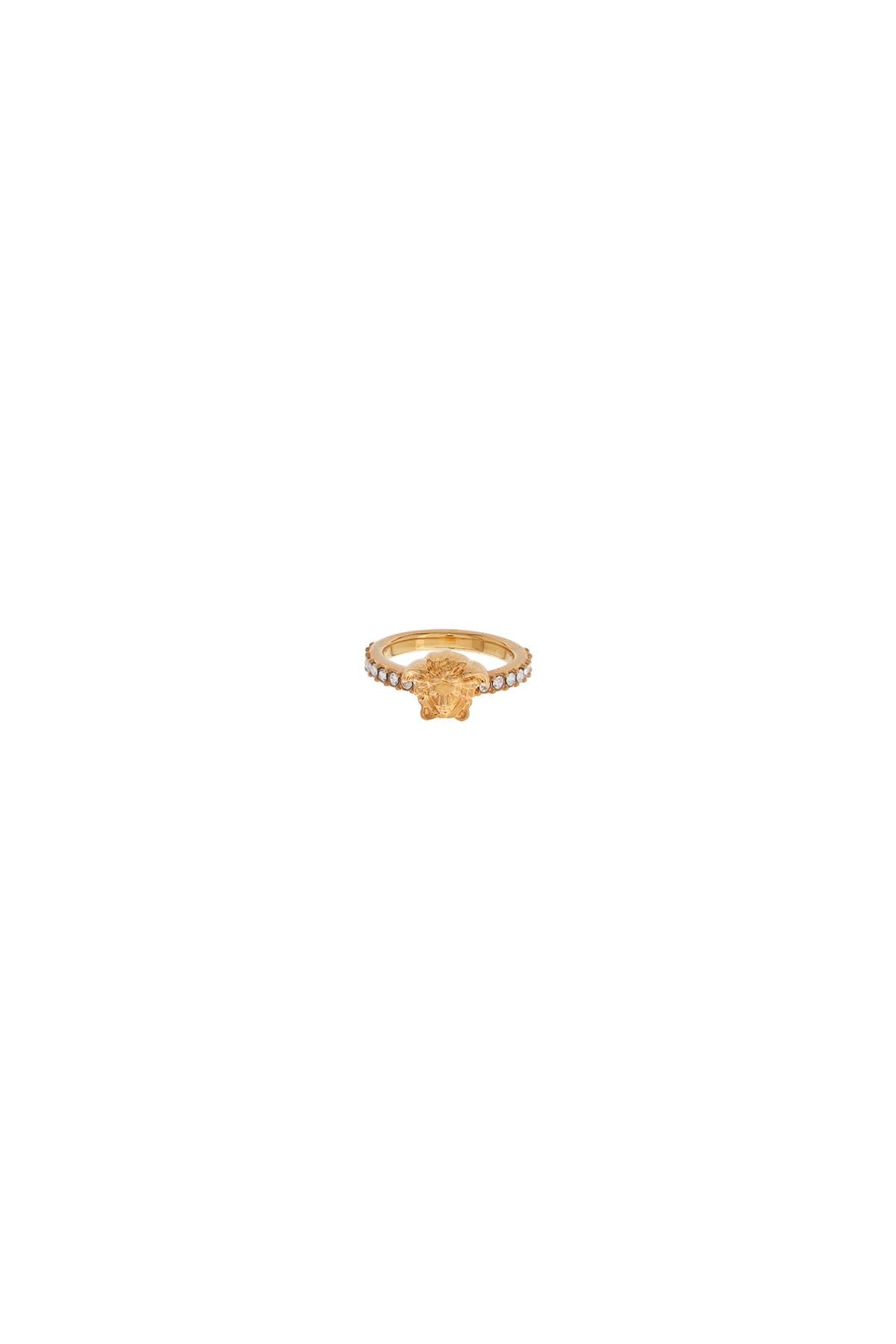 Versace Medusa Crystal Ring in Gold image 0