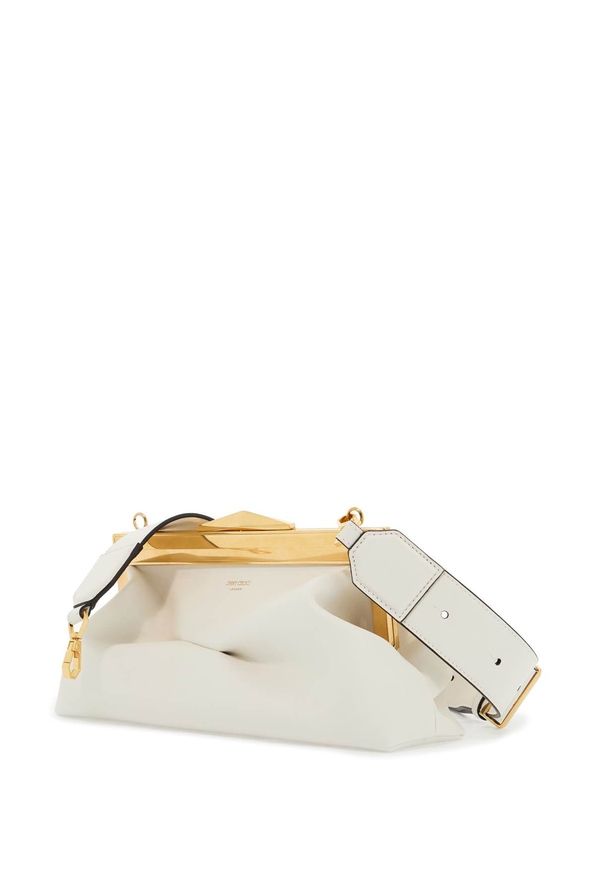 Jimmy Choo leather diamond frame clutch image 2