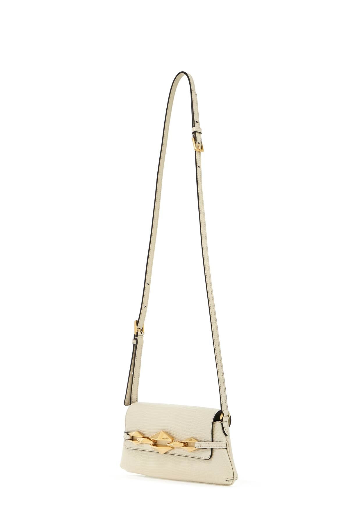 Jimmy Choo "leather lizard print diamond shoulder bag" image 2