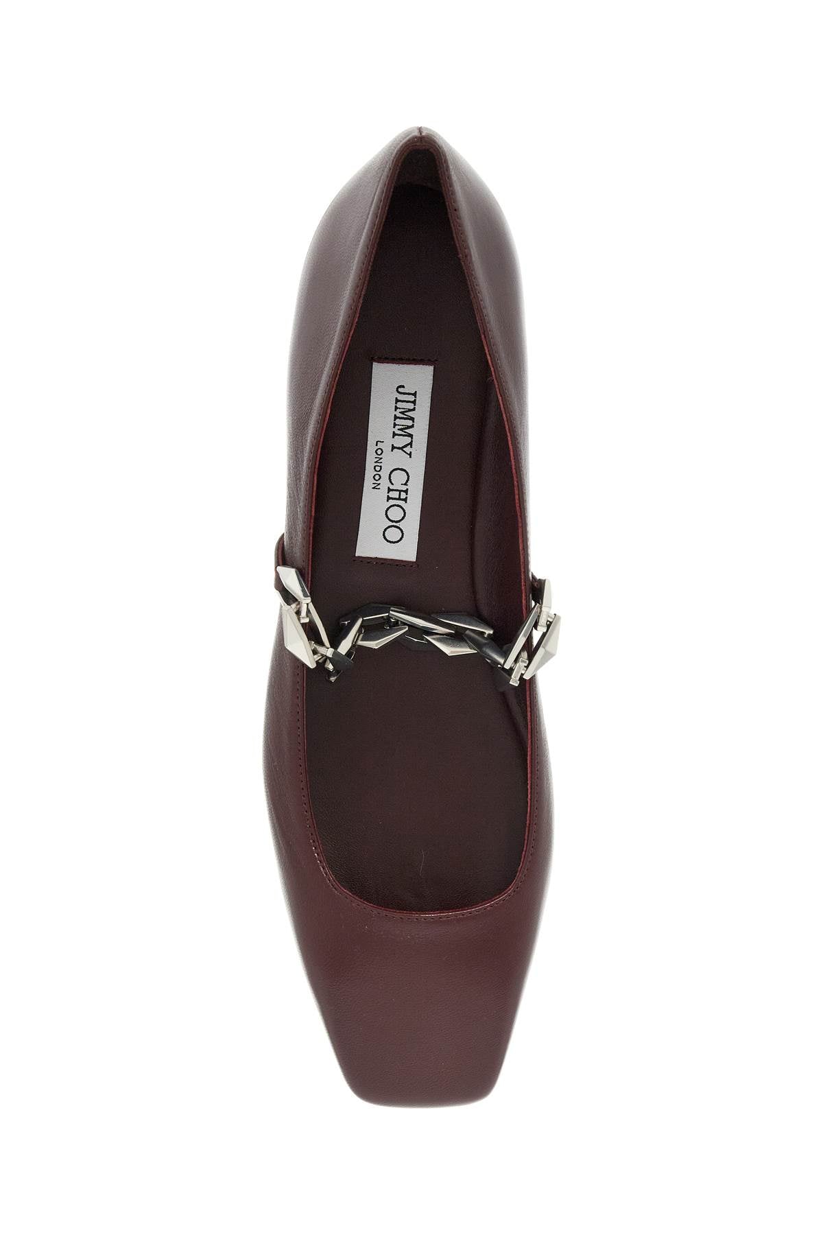 Jimmy Choo Tilda Diamond Chain Ballerina Flats image 1