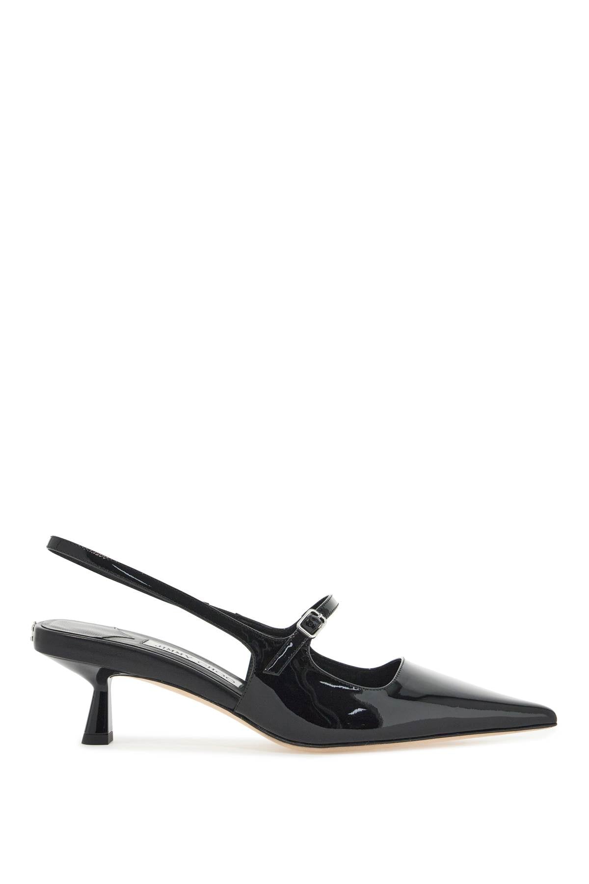 Jimmy Choo Didi 45 Slingback Pumps: Patent Leather Kitten Heels image 0