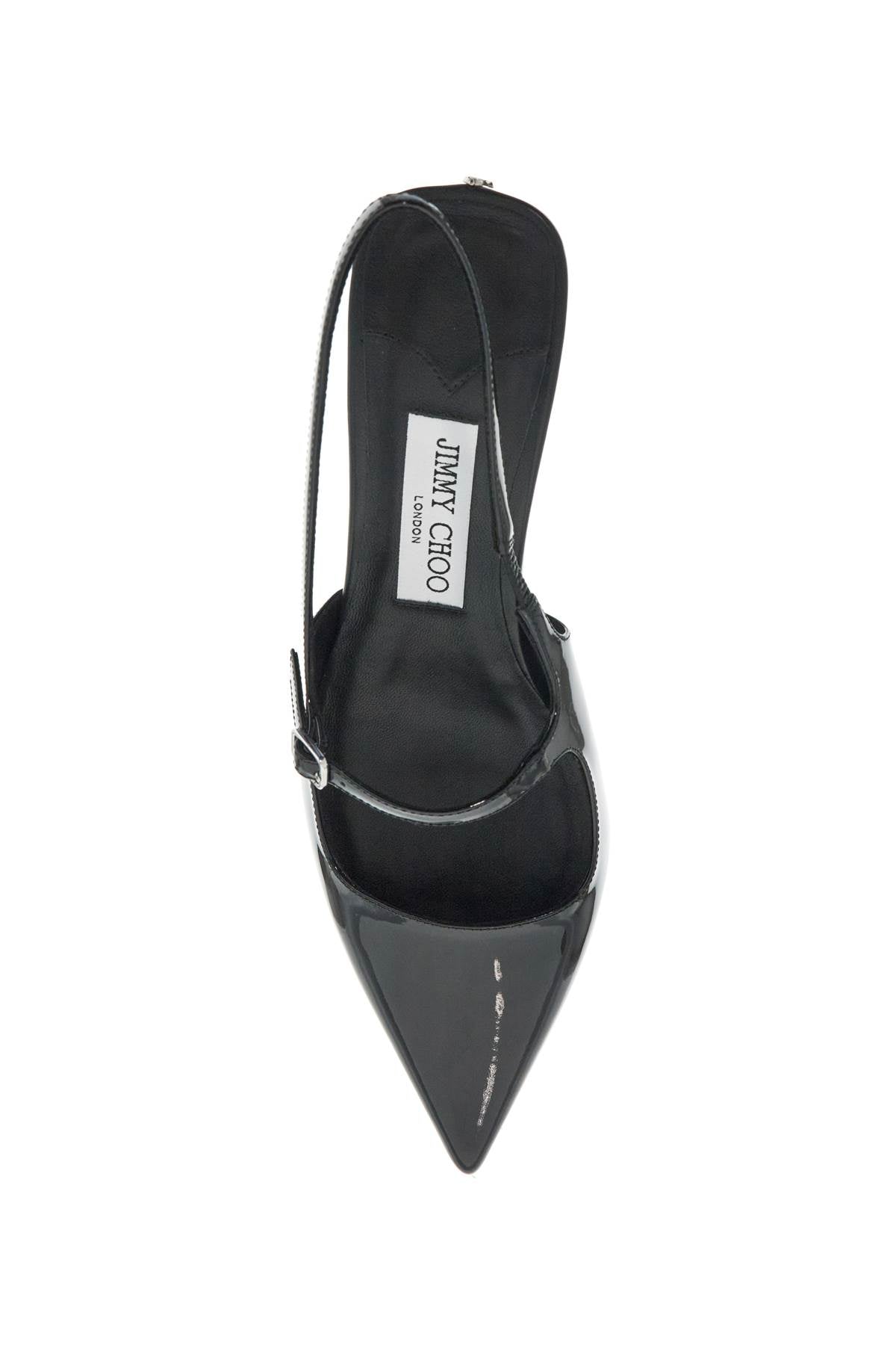 Jimmy Choo Didi 45 Slingback Pumps: Patent Leather Kitten Heels image 1