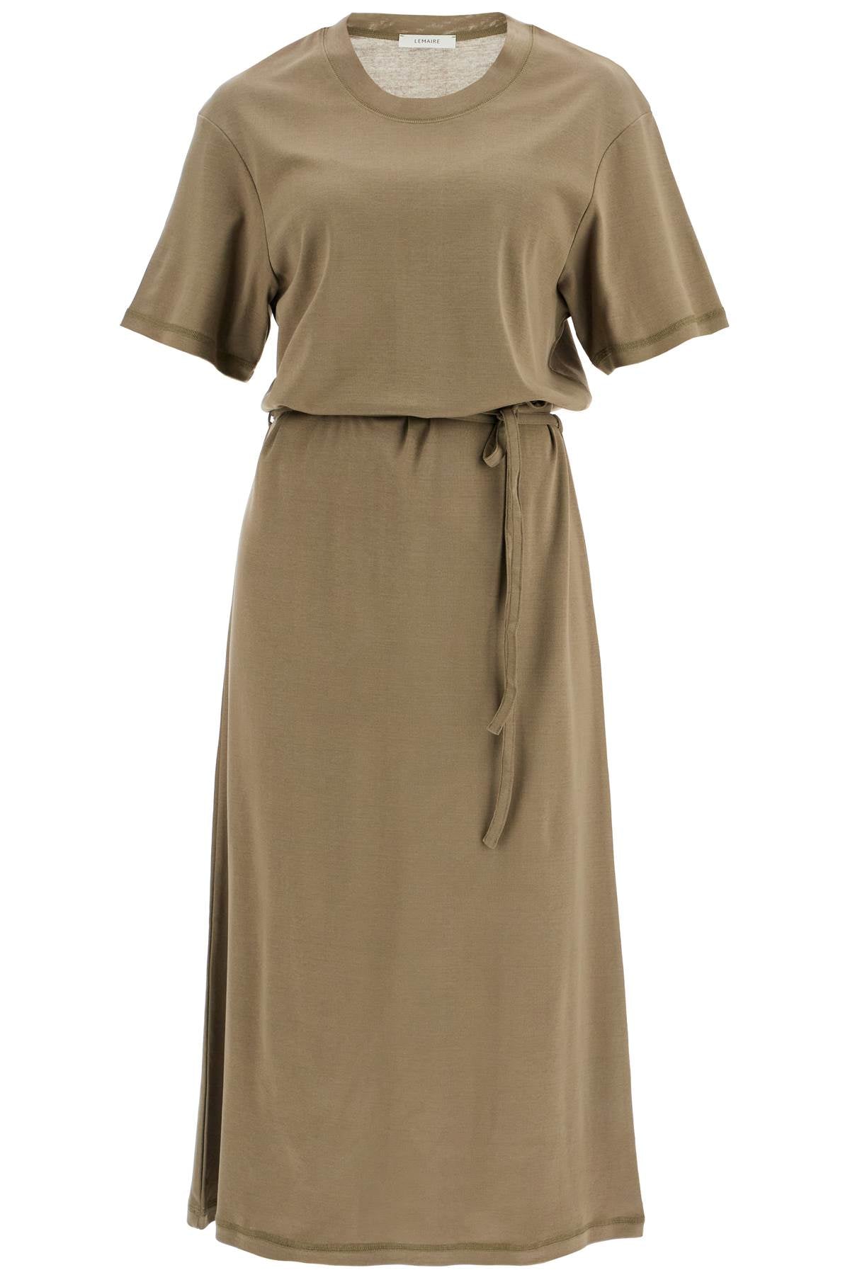 Lemaire Midi T-Shirt Dress with Removable Belt image 0