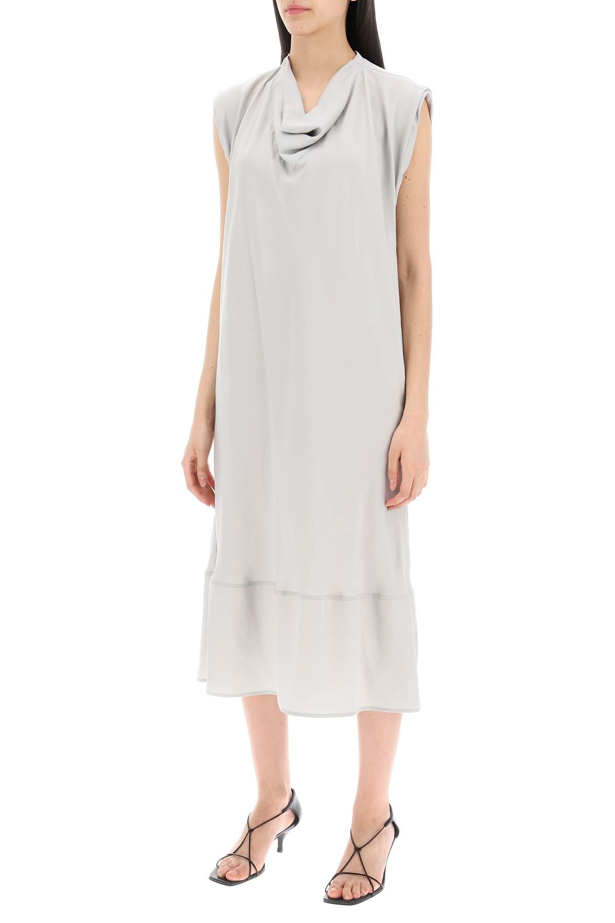 LEMAIRE Diagonal Cut Midi Dress image 3