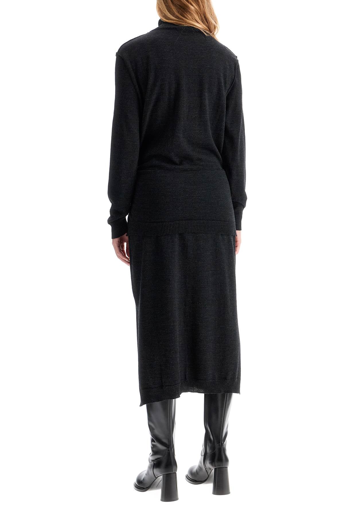 Lemaire Trompe L'Oeil Midi Knit Dress image 2