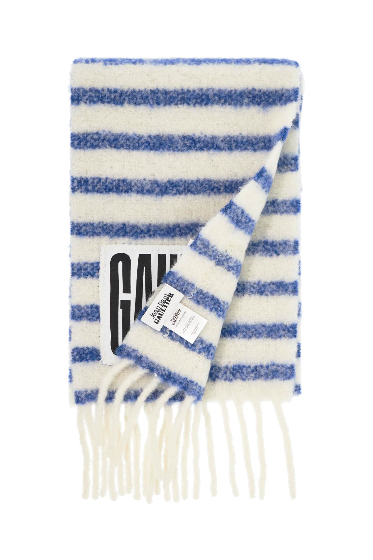 Jean Paul Gaultier Striped Alpaca Blend Marinière Scarf image 1