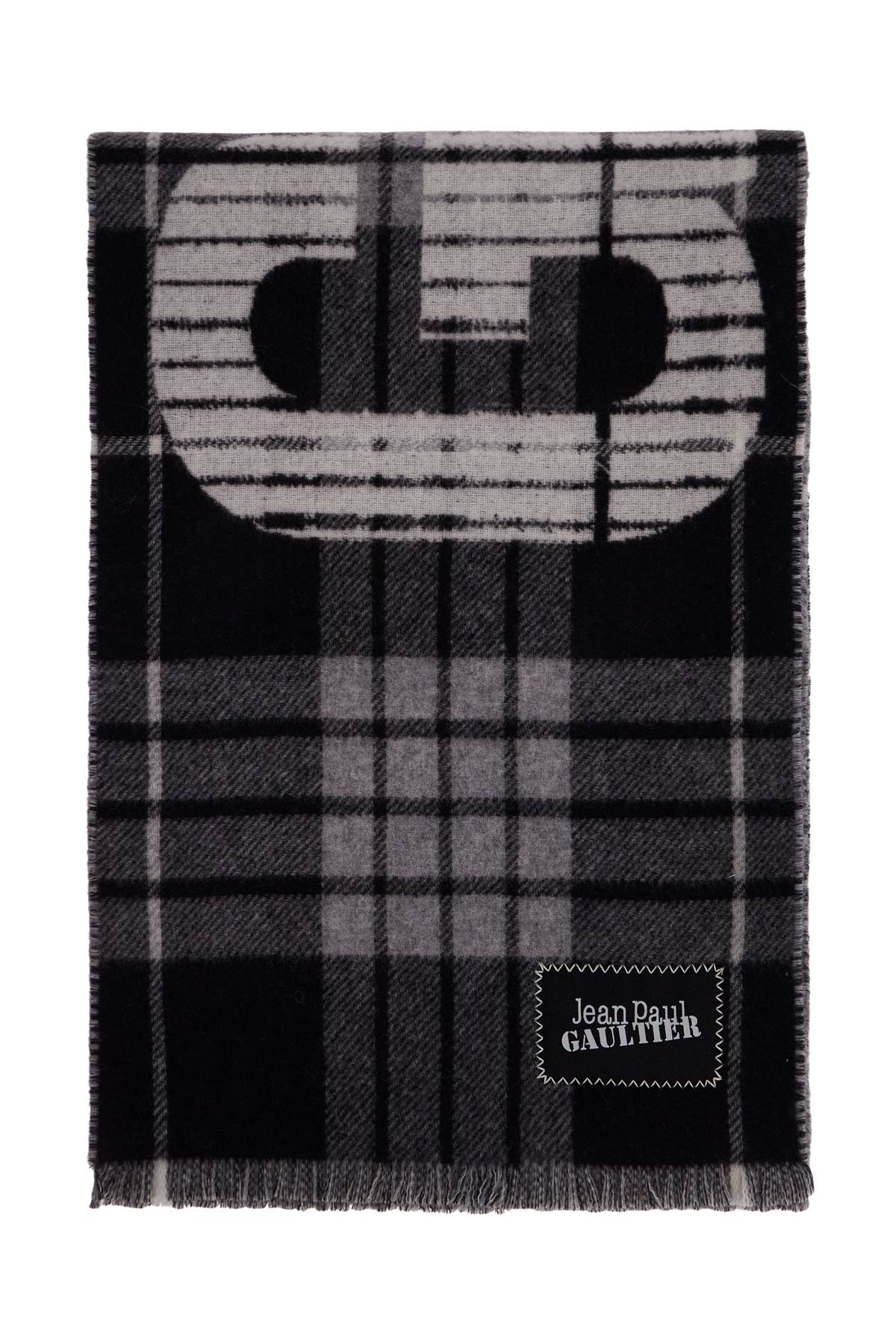 Jean Paul Gaultier Wool Tartan Scarf image 0