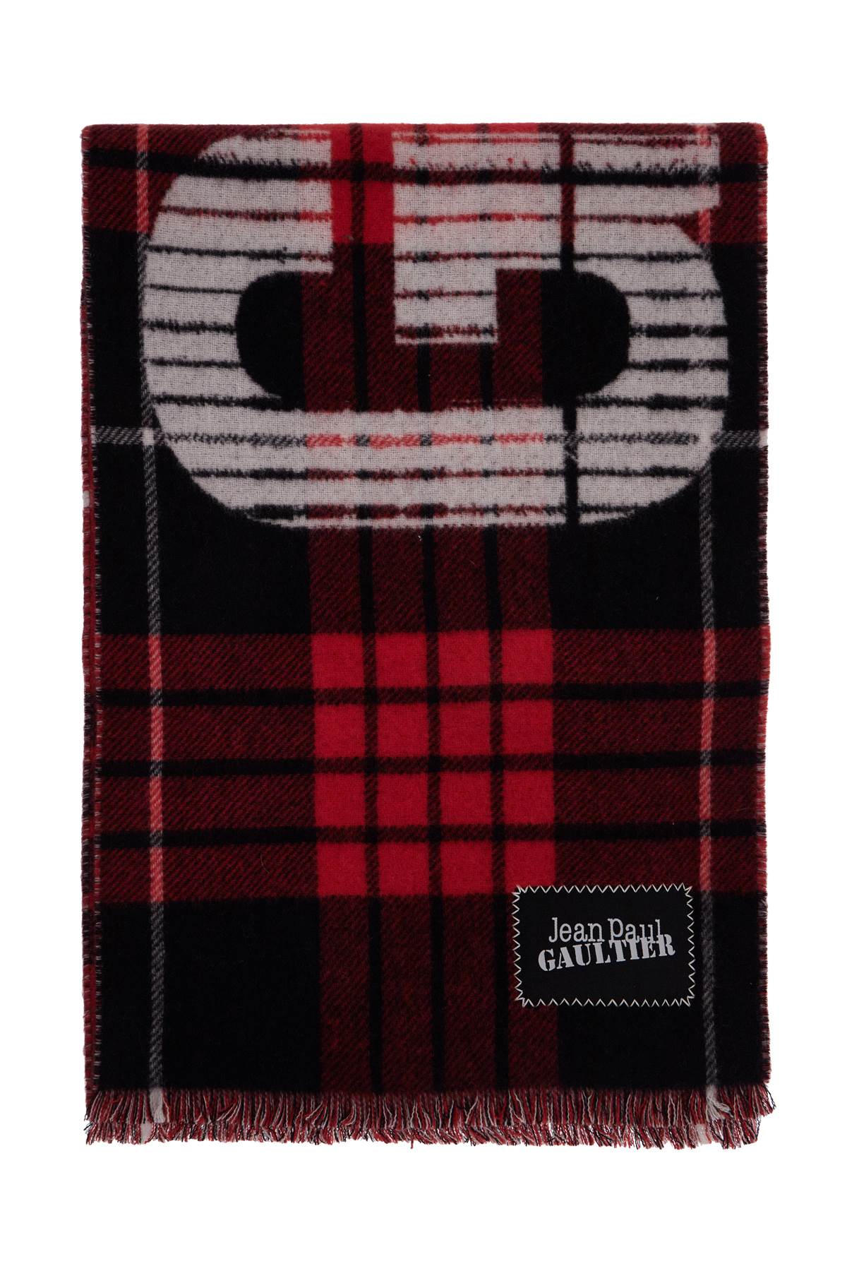 Jean Paul Gaultier Wool Tartan Scarf image 0