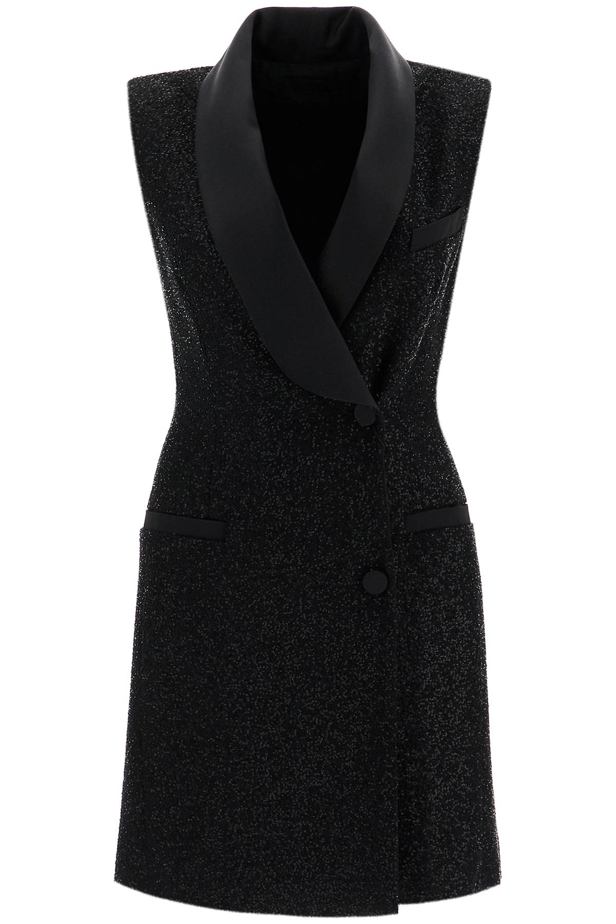 Max Mara Pianoforte Sequin and Satin Mini Dress image 0