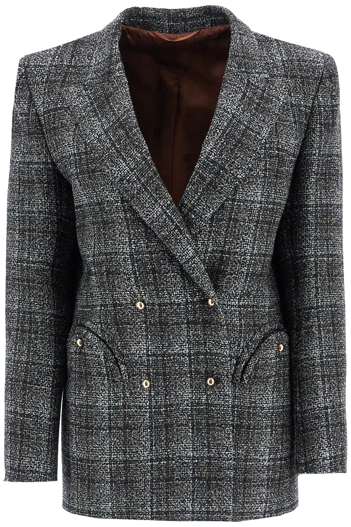 Blazé Milano Lulua Everynight Check Tweed Blazer image 0