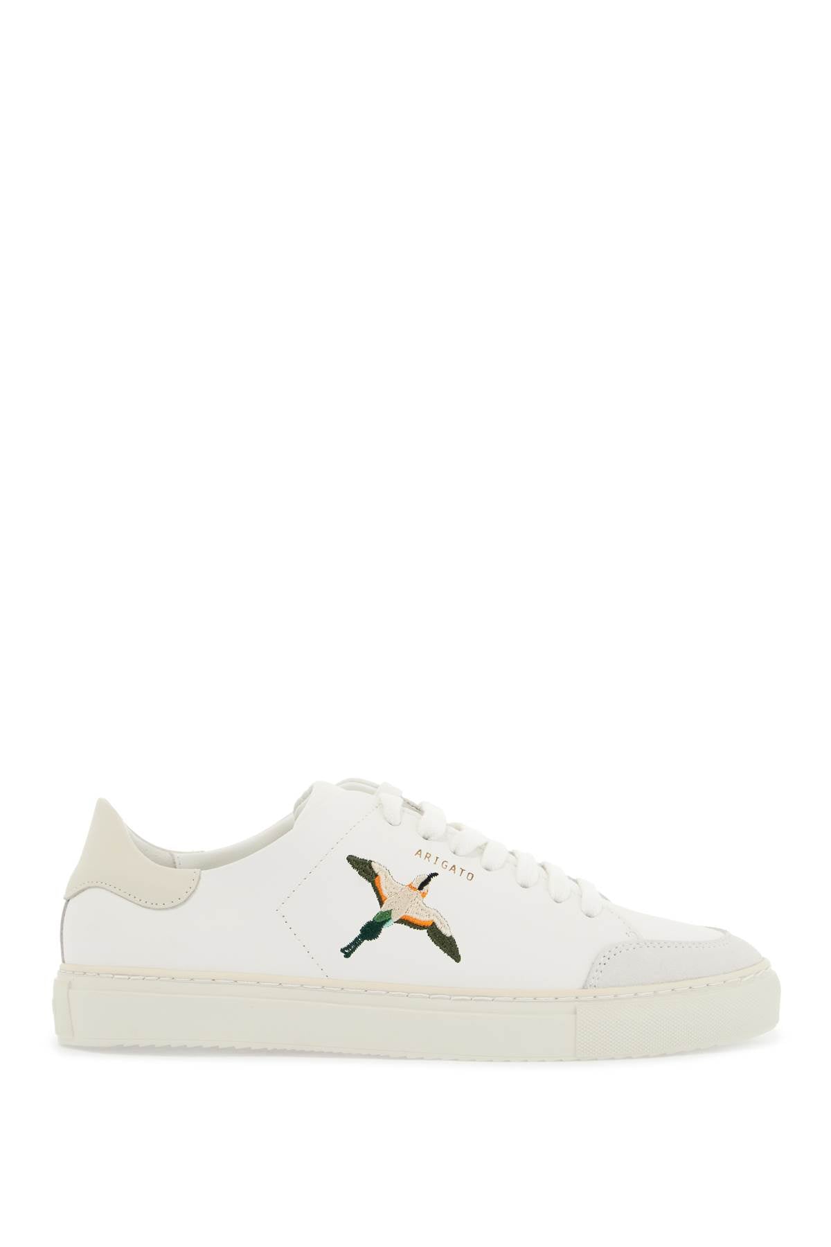 Axel Arigato Clean 90 Bird Sneakers: Smooth Leather & Embroidered Hummingbird image 0