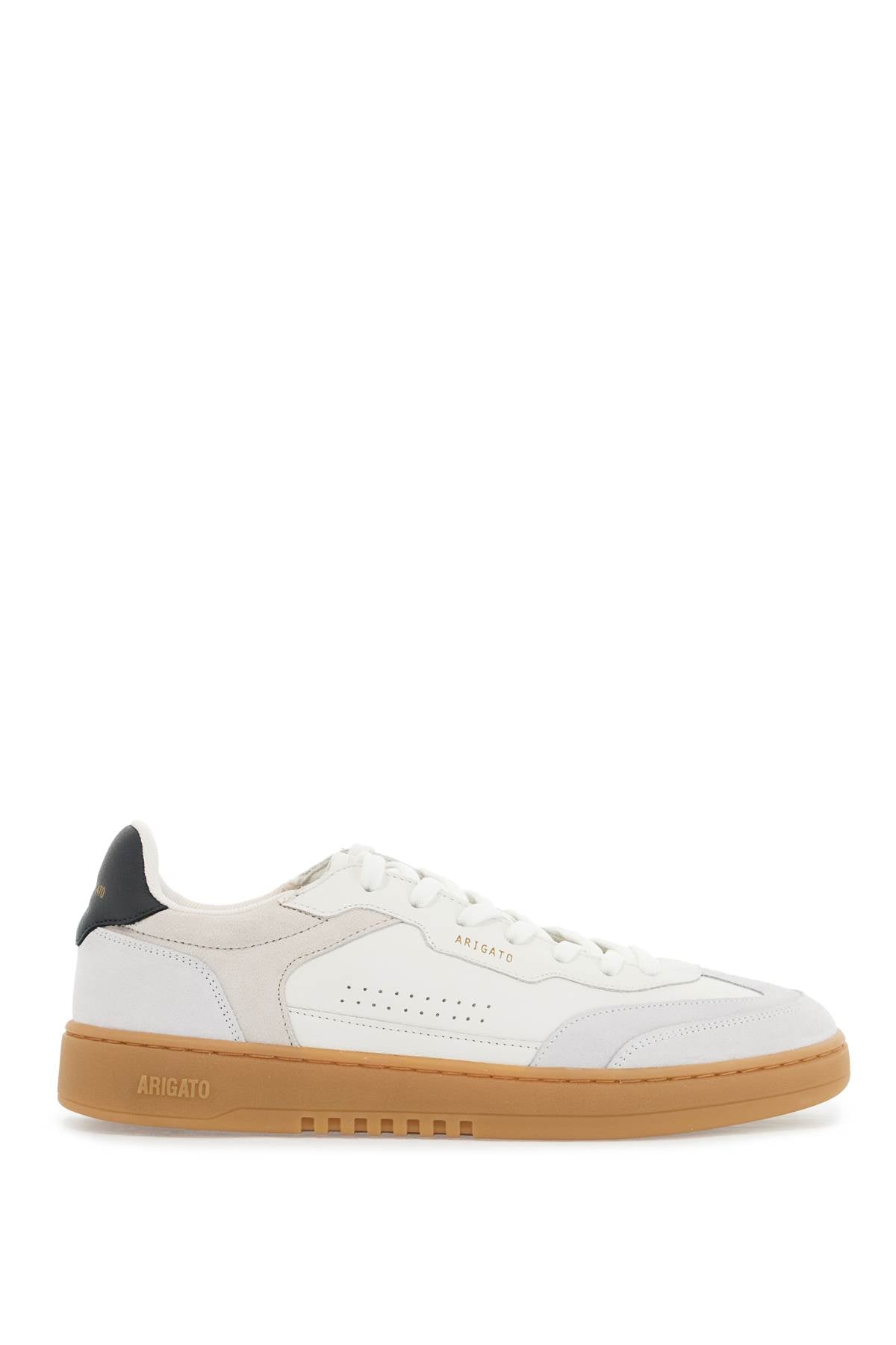 Axel Arigato white leather and suede sneakers dice t-toe with recycled materials image 0