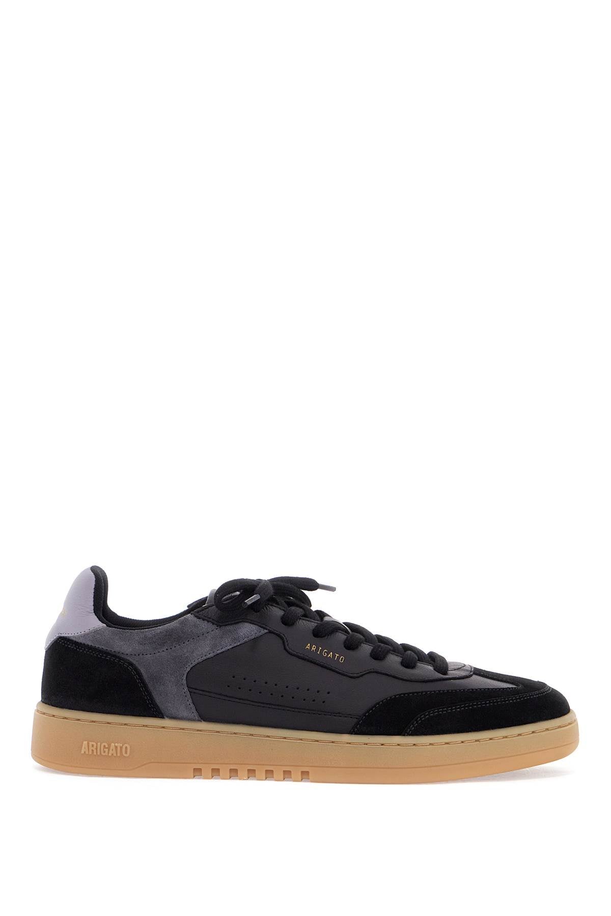 Axel Arigato black low sneakers in eco-friendly leather and suede with beige sole image 0