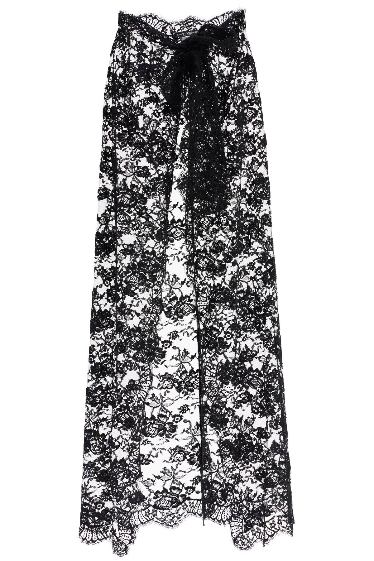 Dolce & Gabbana Chantilly Lace Maxi Skirt image 0