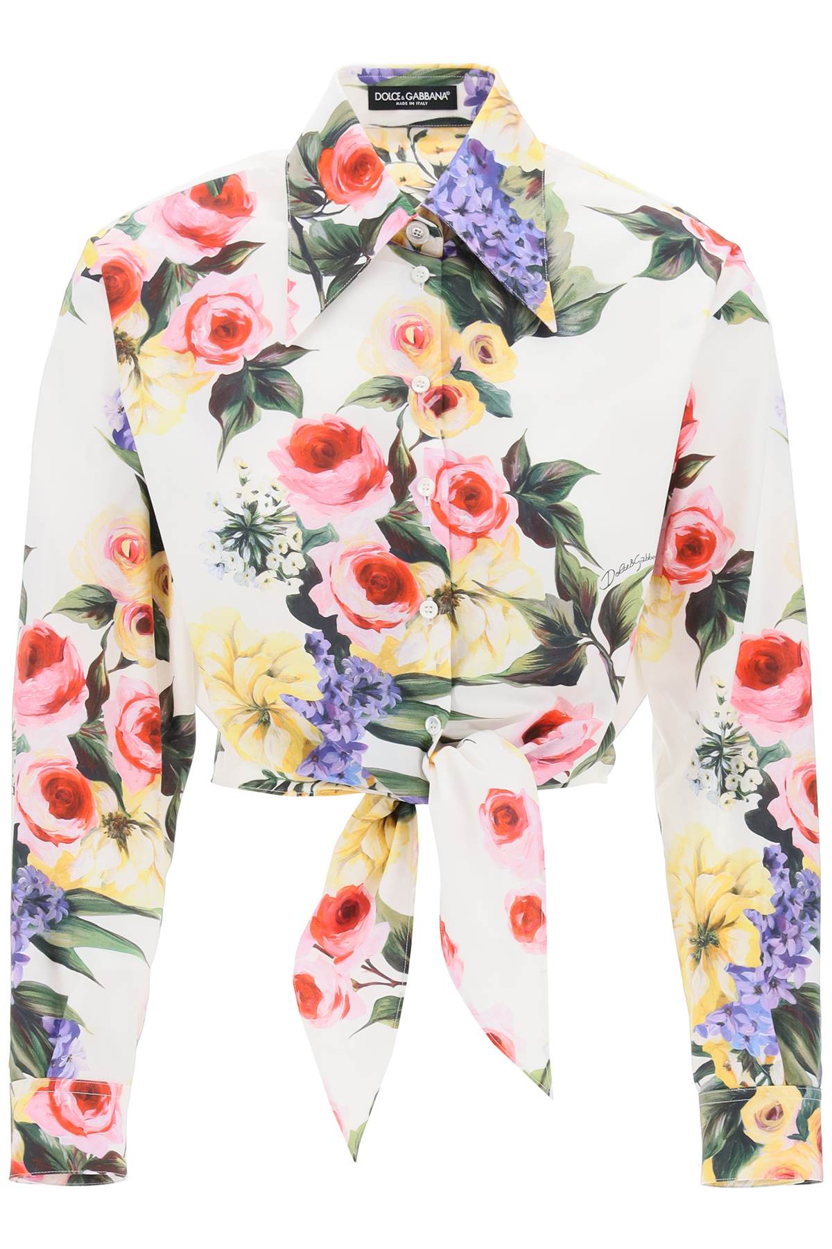 Dolce & Gabbana rose garden cropped shirt image 0