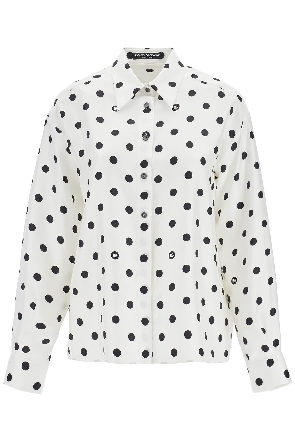 Dolce & Gabbana silk polka dot print blouse image 0