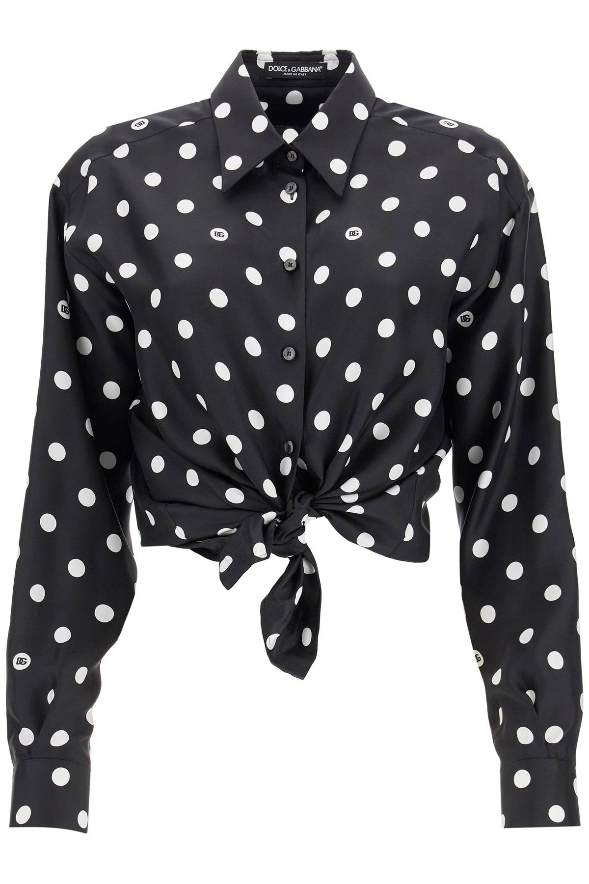 Dolce & Gabbana silk polka dot print blouse image 0