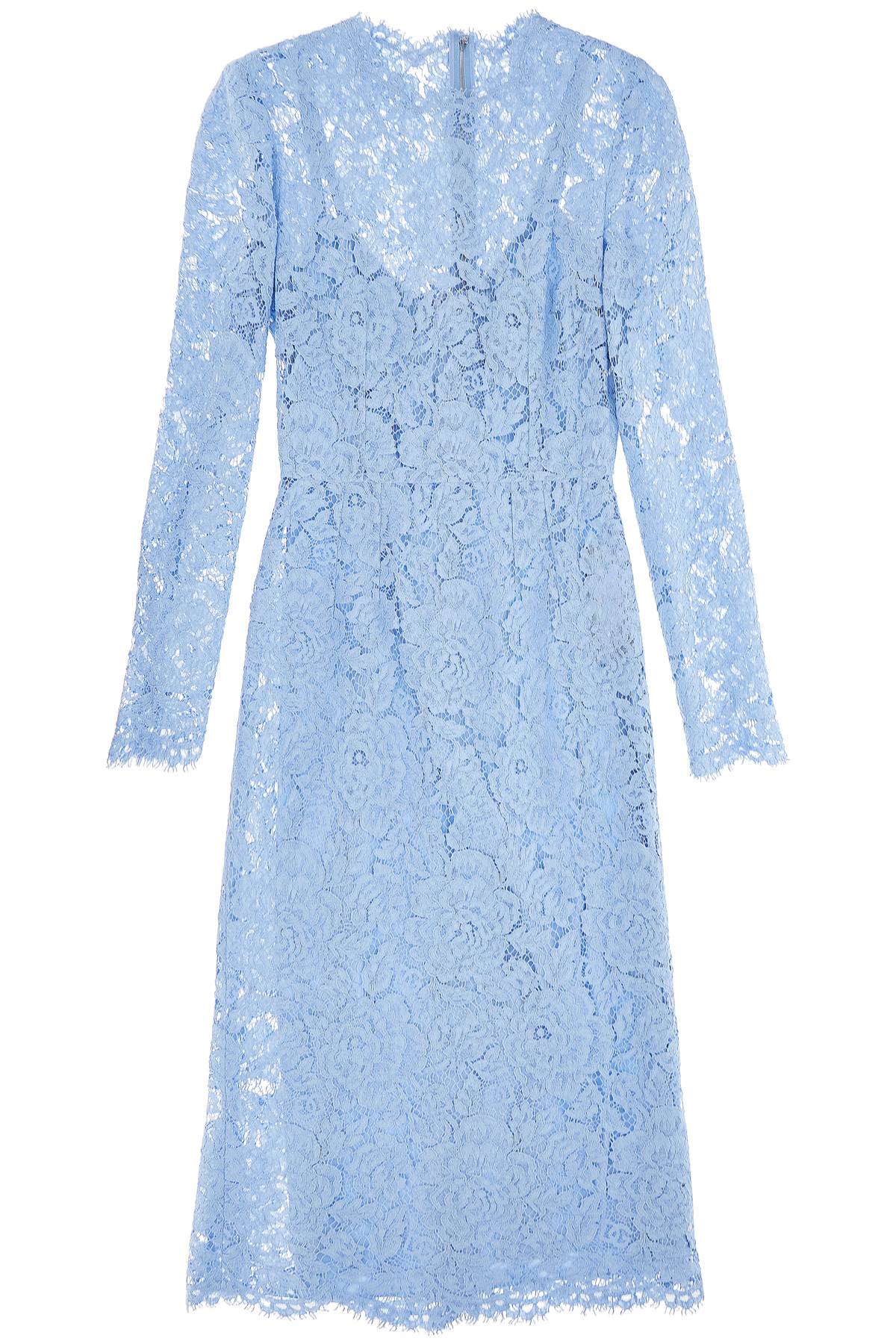 Dolce & Gabbana Lace Sheath Dress with Silk Slip image 0