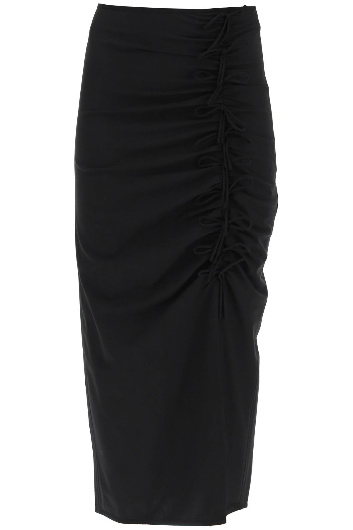 Ganni midi skirt with ornamental bows image 0