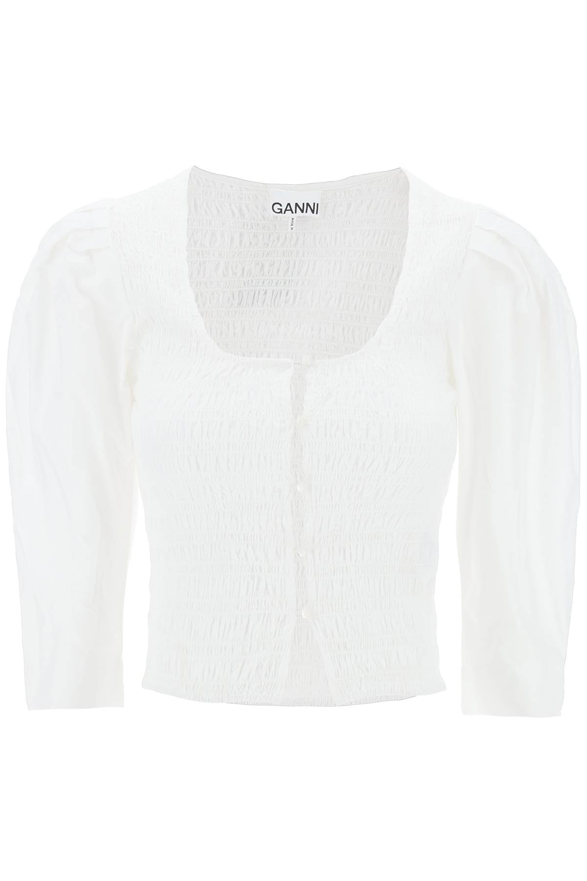 Ganni "poplin smock blouse image 0